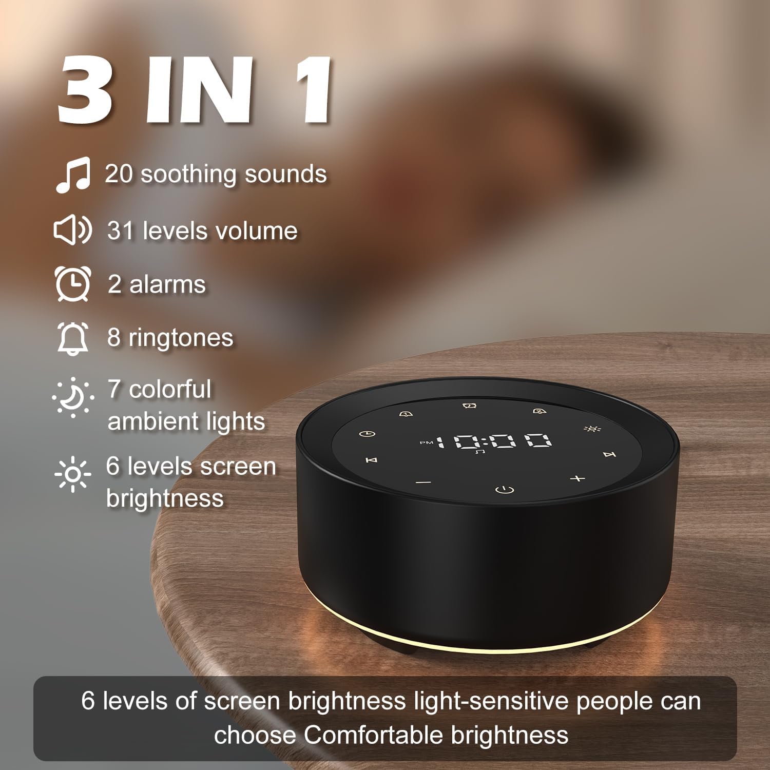 Transform Your Sleep: A Review of the White Noise Sound Machine Alarm Clock