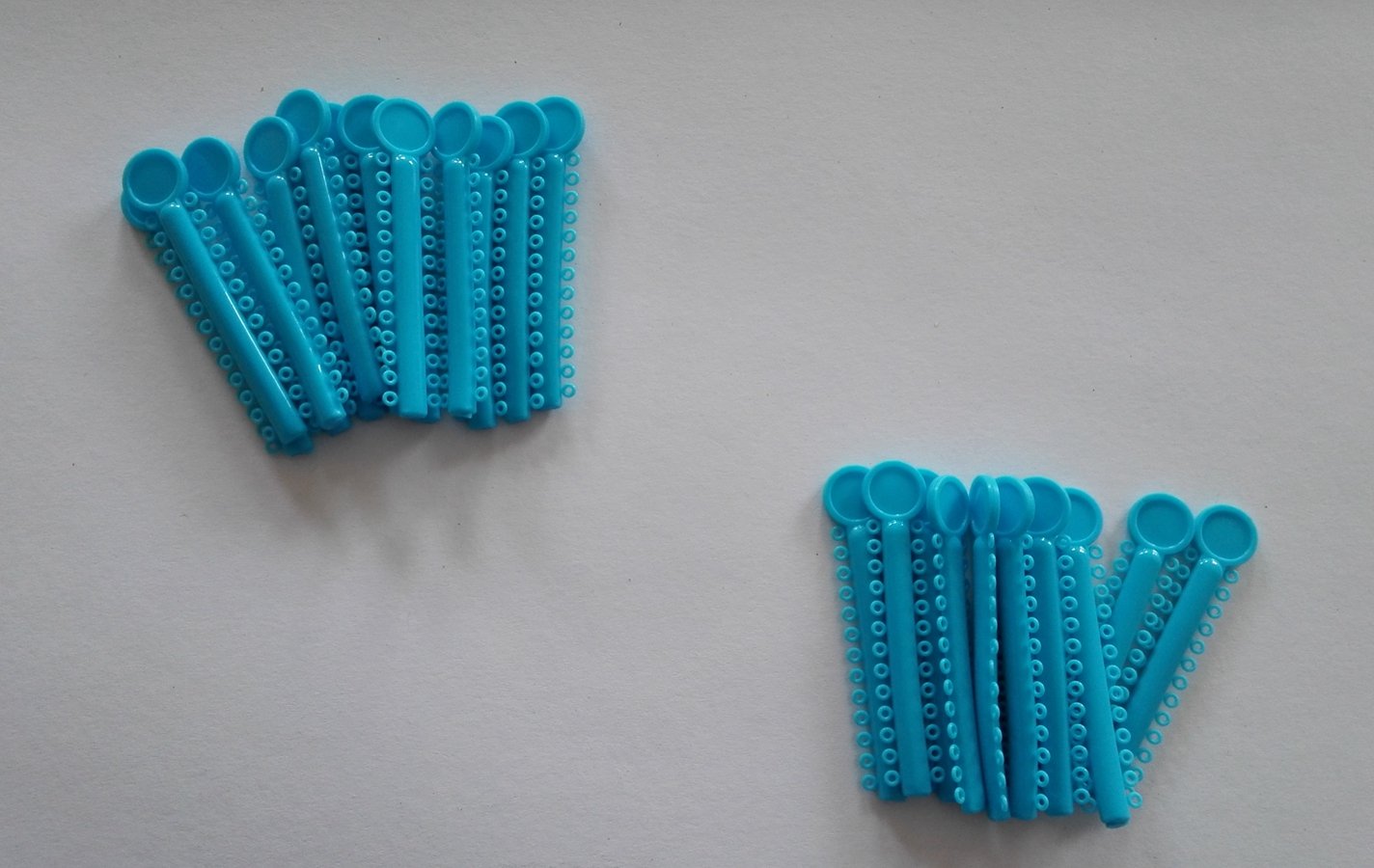 Lake blue dental latex elastics ligature ties,Seeblau Zahnärztliche Gummiring