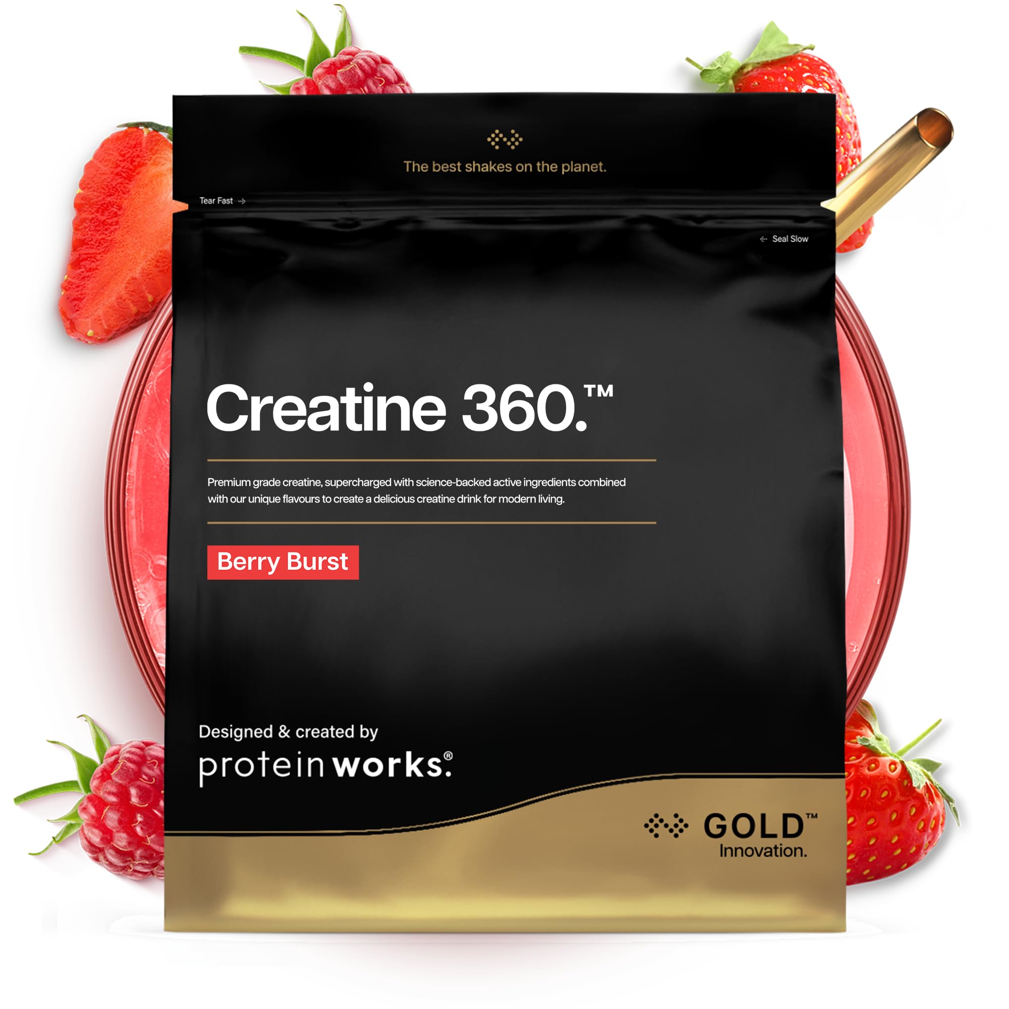 The Protein Works Protein Works | Creatine 360 - Gold Innovation, Creatine Monohydrate, Coq10, Aquamin, Vitamin D3 & B6, Magnesium, Improves Focus, Mental Clarity, Cell