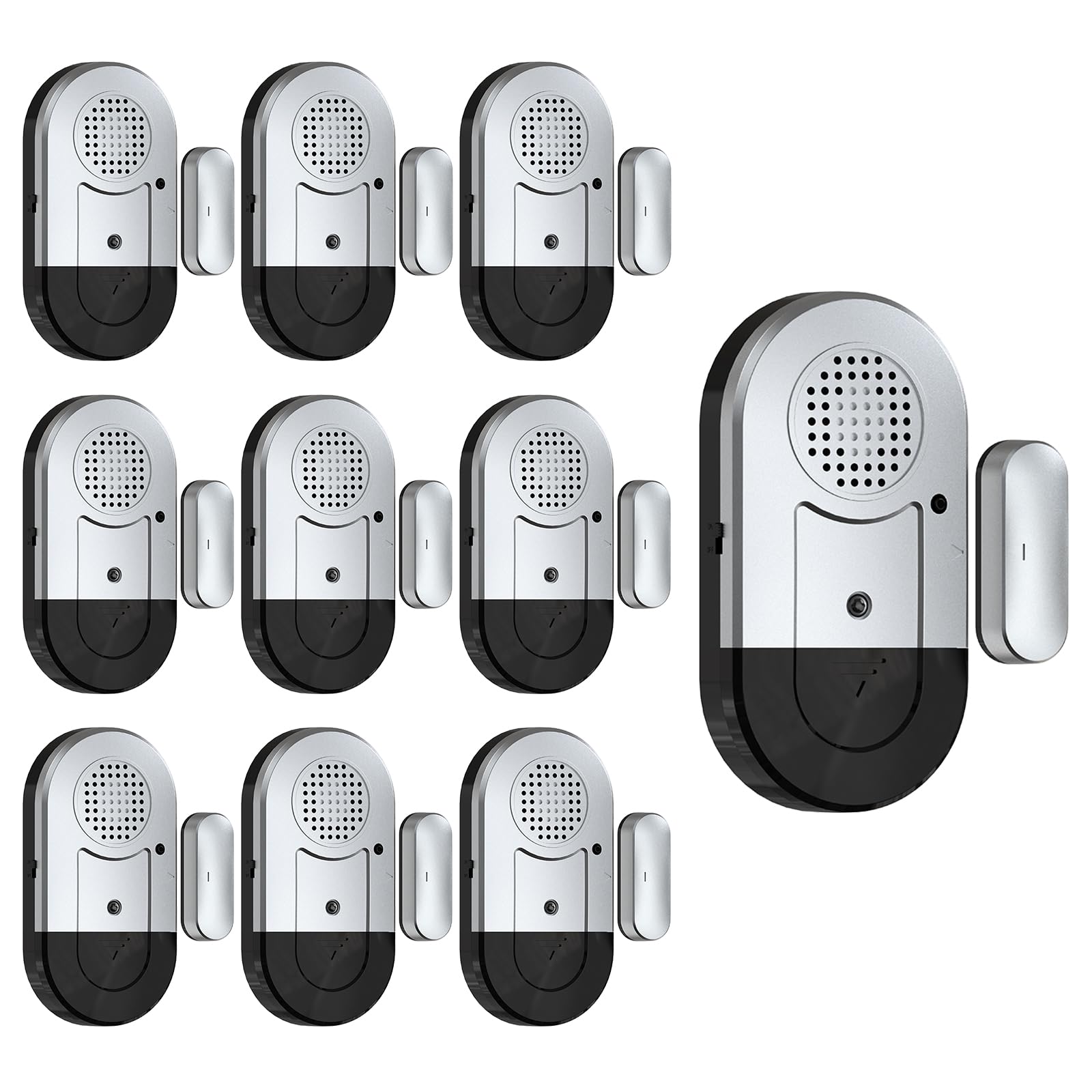 Sanjie Door Window Alarms When Opened, 10 Pack, Volume Control