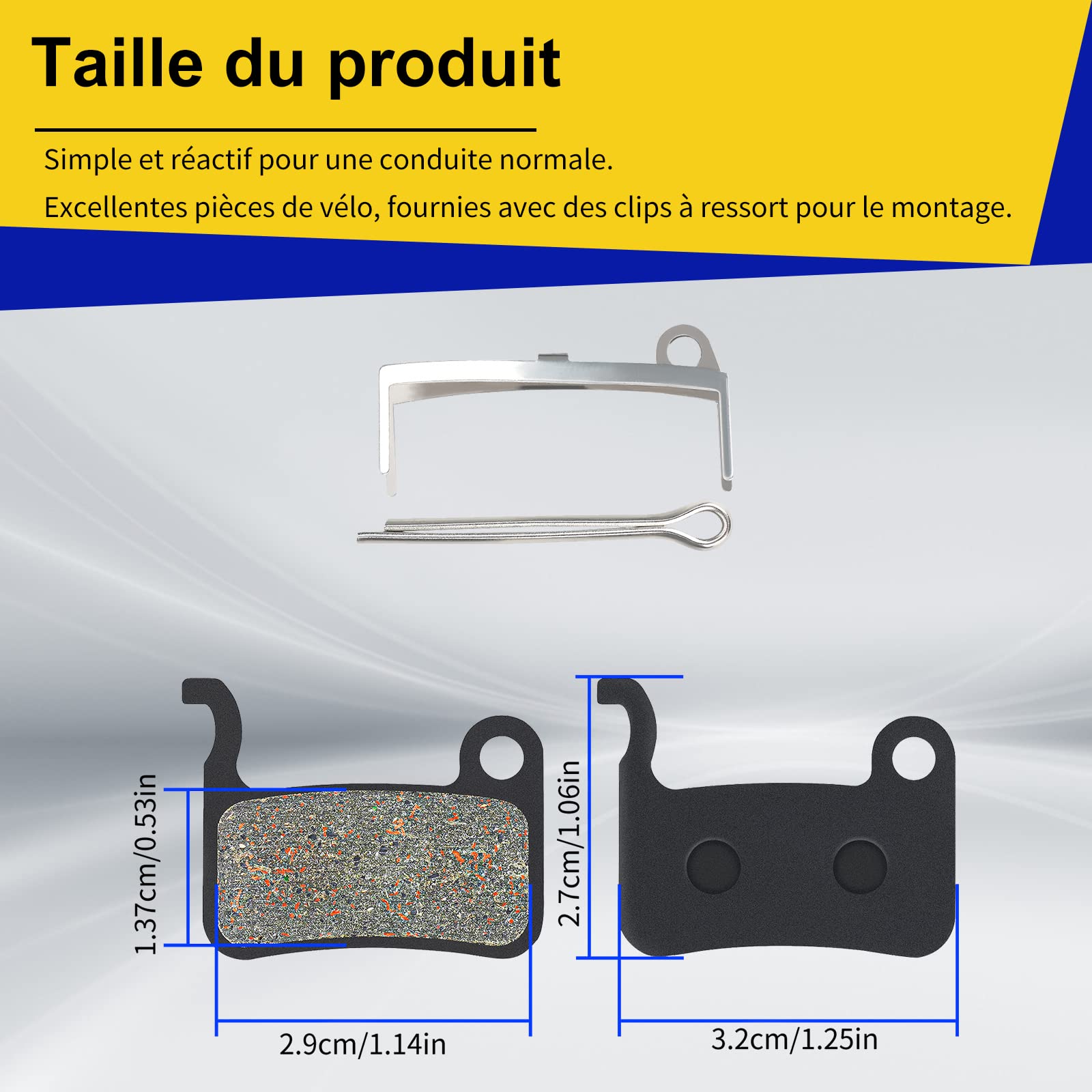 Plaquettes de frein à disque céramique légères pour XTR SAINT XT SLX Plaquettes de frein à disque céramique légères pour XTR SAINT XT SLX