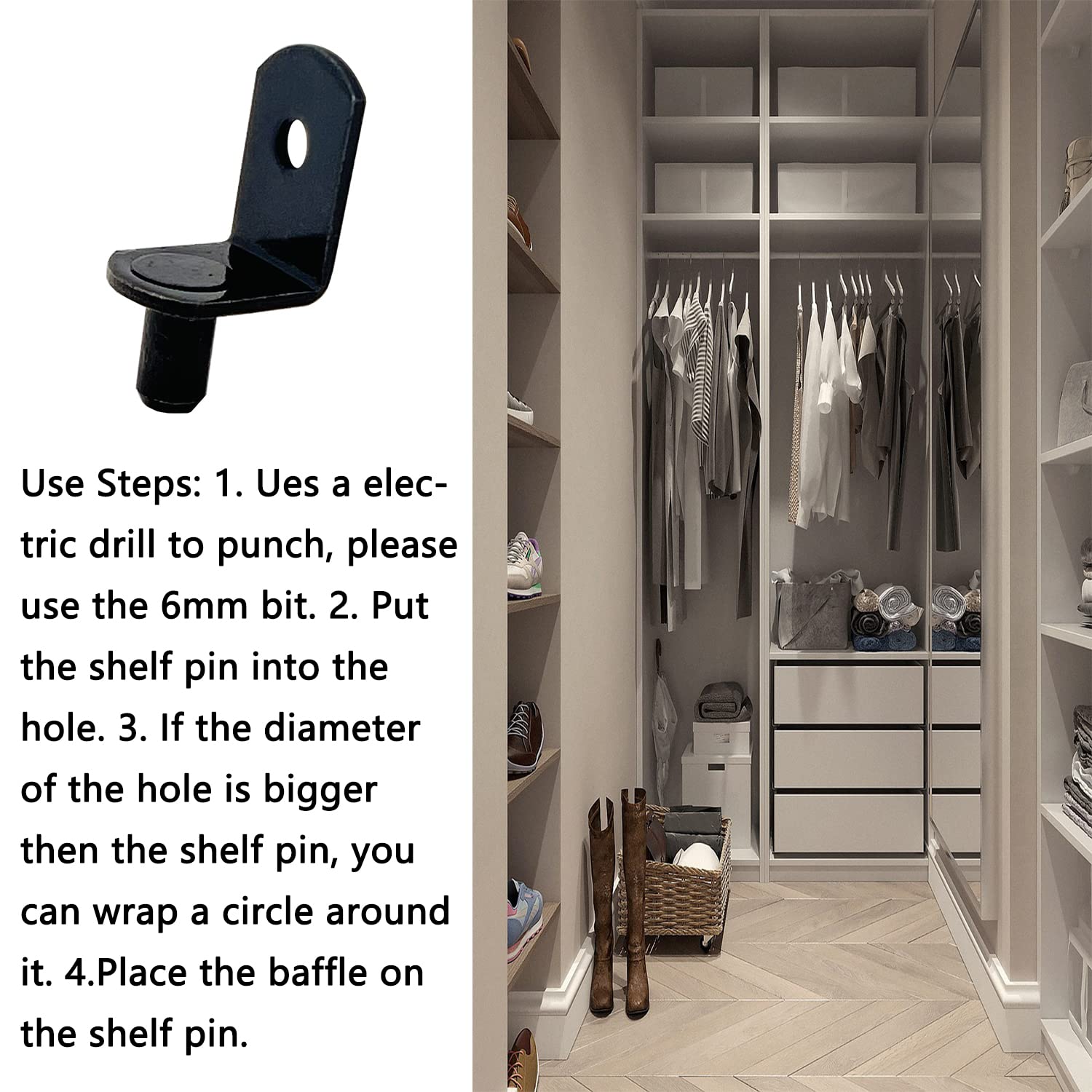 Shelf Support Pegs - 50 Pack -4 Shelf Support Pegs - 50 Pack -4
