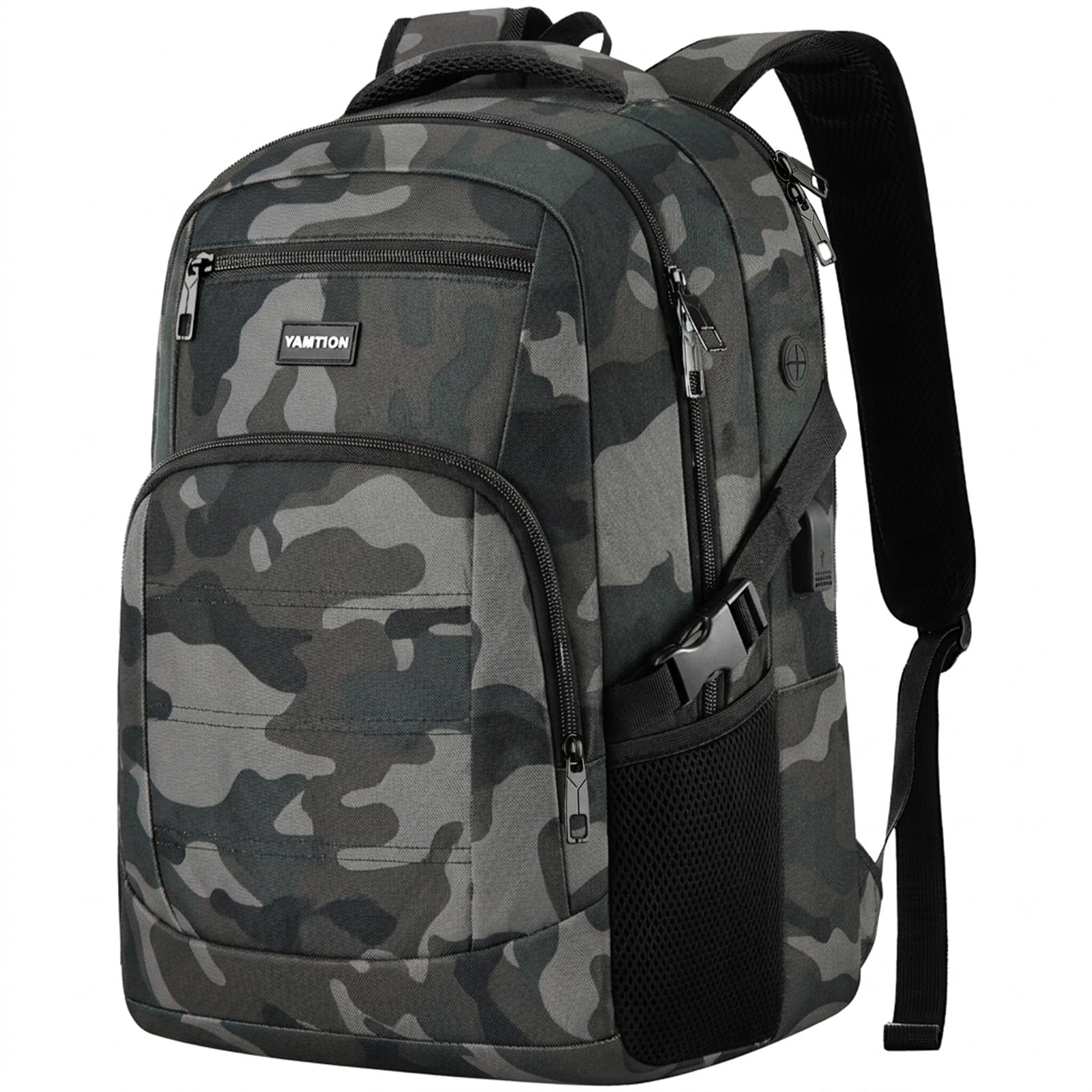 YAMTION School Backpack for Boys and Girls, Backpack for Men and Women, Laptop Backpack, Lightweight Bookbag, Work Backpack Fits 17.3 Inch Notebook