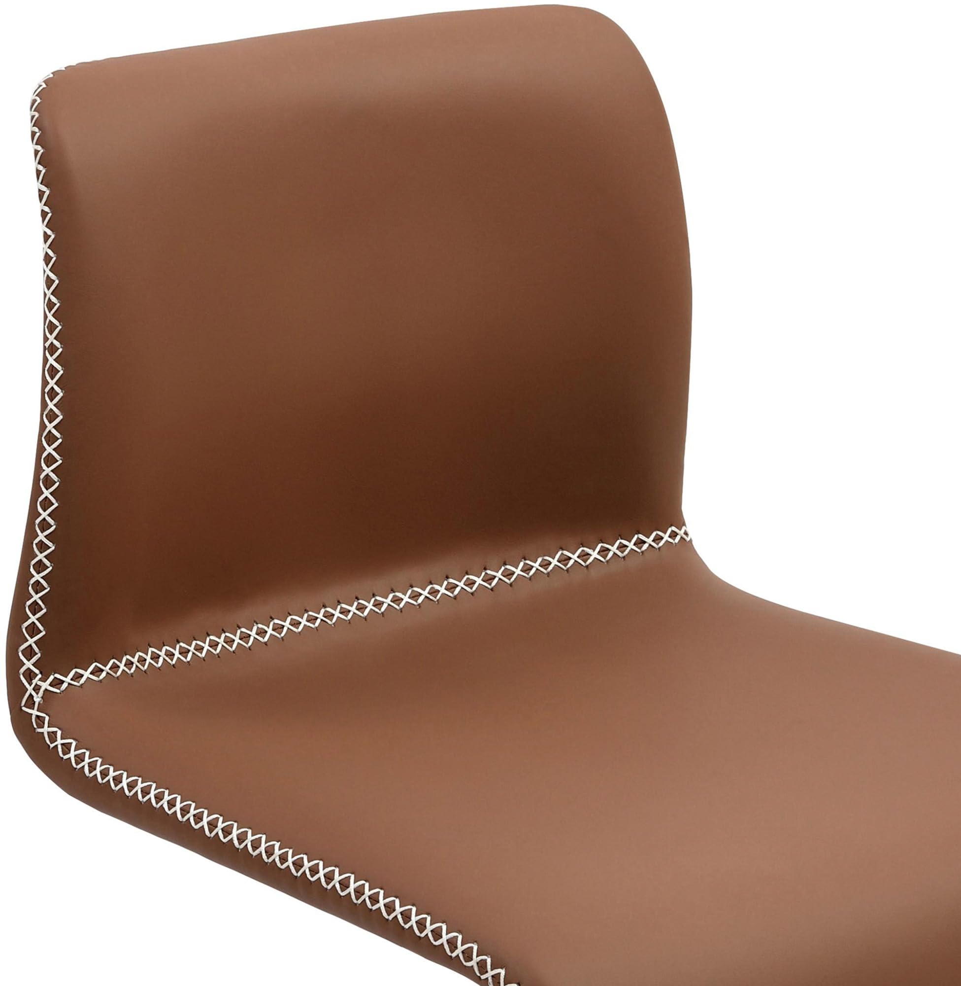 CLP Taburete de Bar Ajustable en Altura con Respaldo, Taburete Giratorio Henchy con Respaldo para Barra de Cocina, Color:marrón