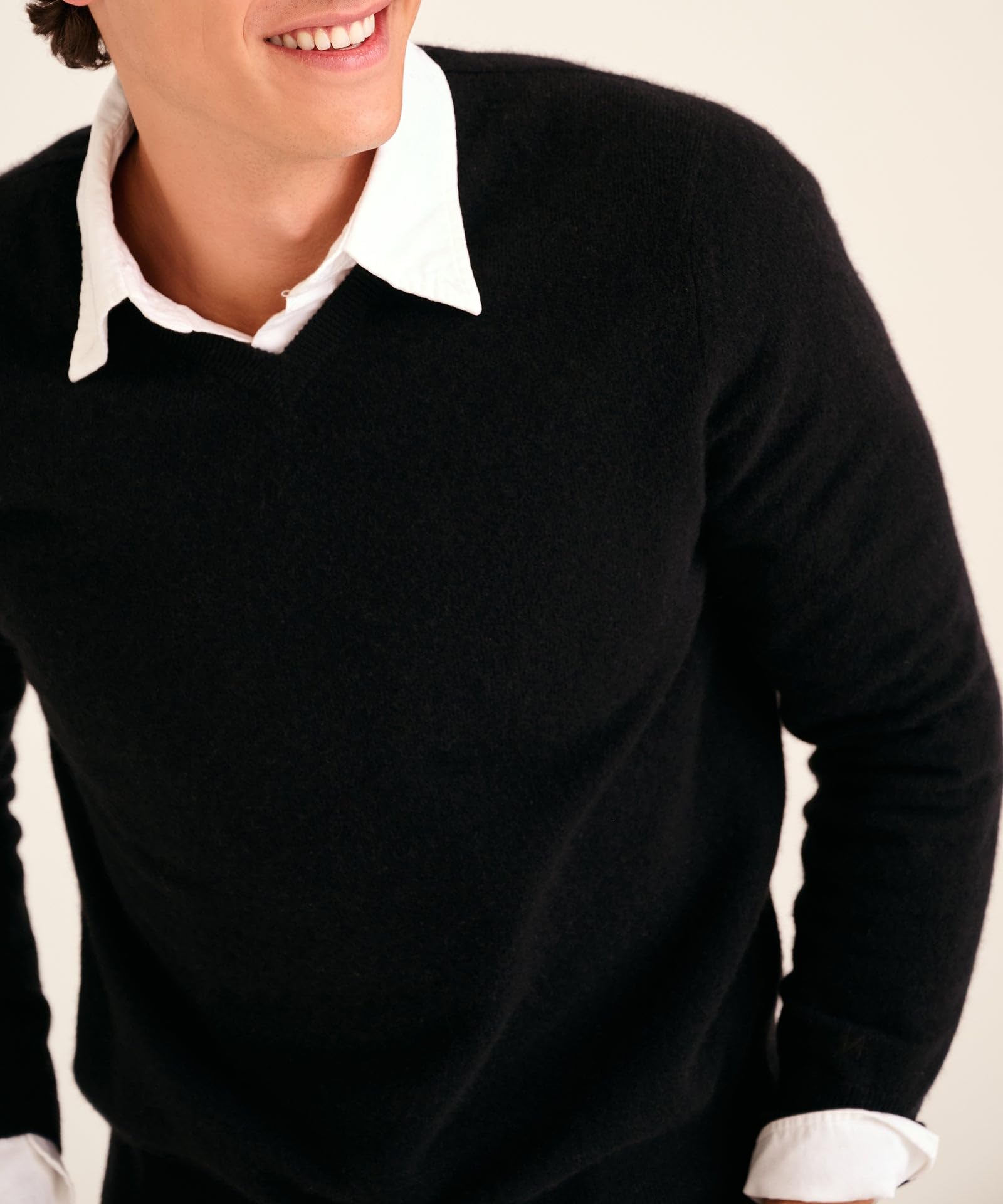 NAADAM Herren The Original Cashmere V-Neck Sweater Men's Sweater (1er Pack)
