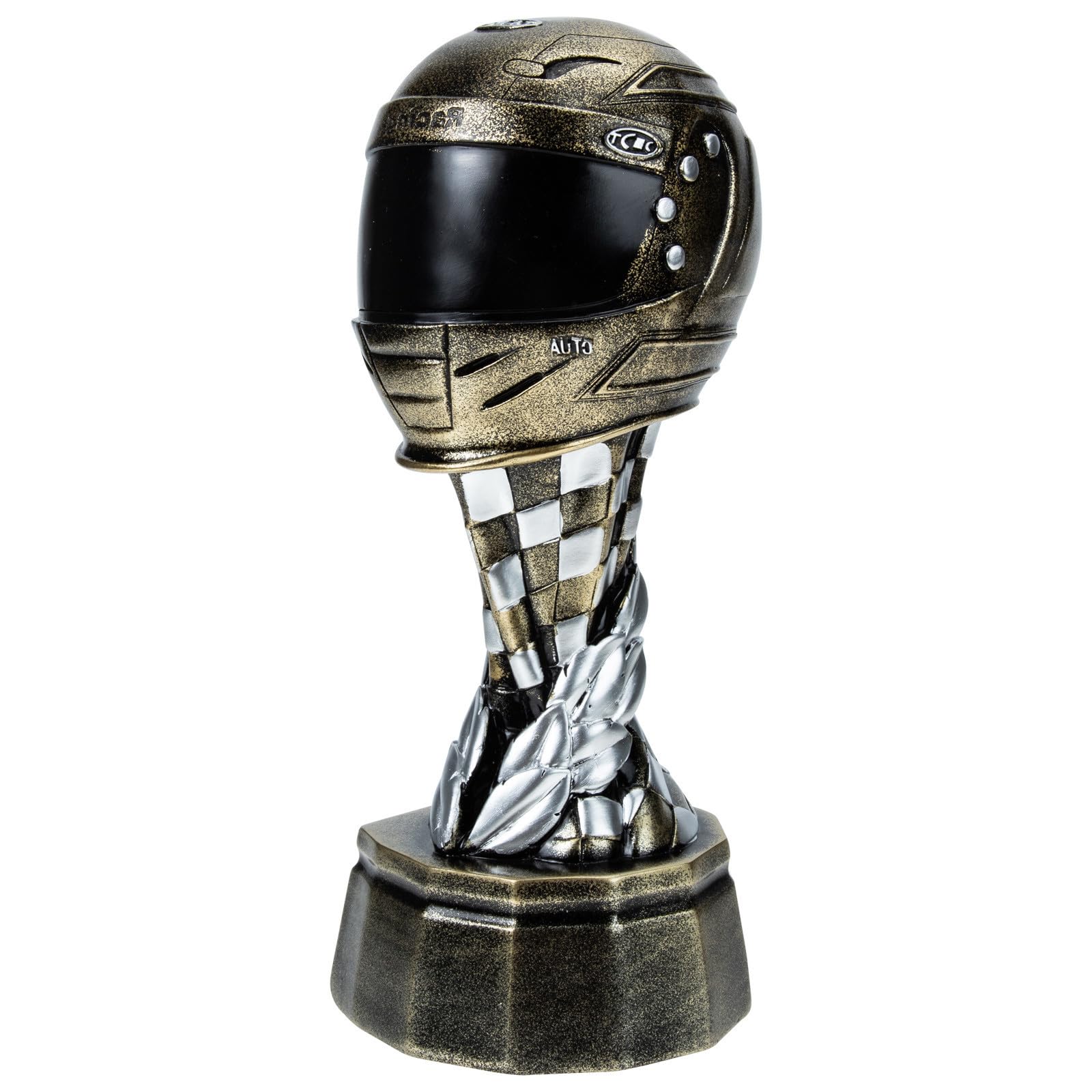 Premio a Forma di Casco per Competizione Motociclistica in Resina