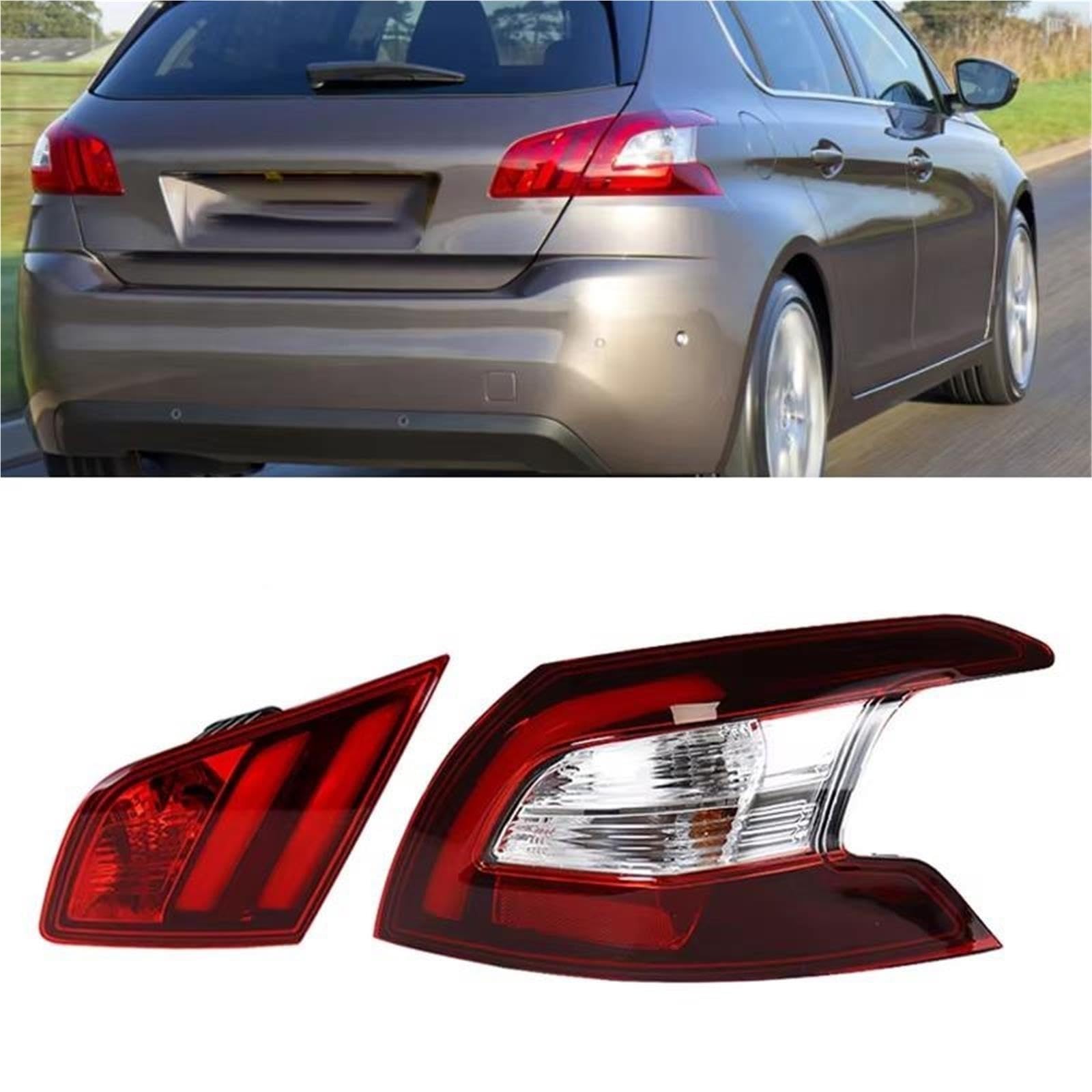 Genérico Pilotos traseros Para Peugeot 308S 2014 2015 2016 2017 2018