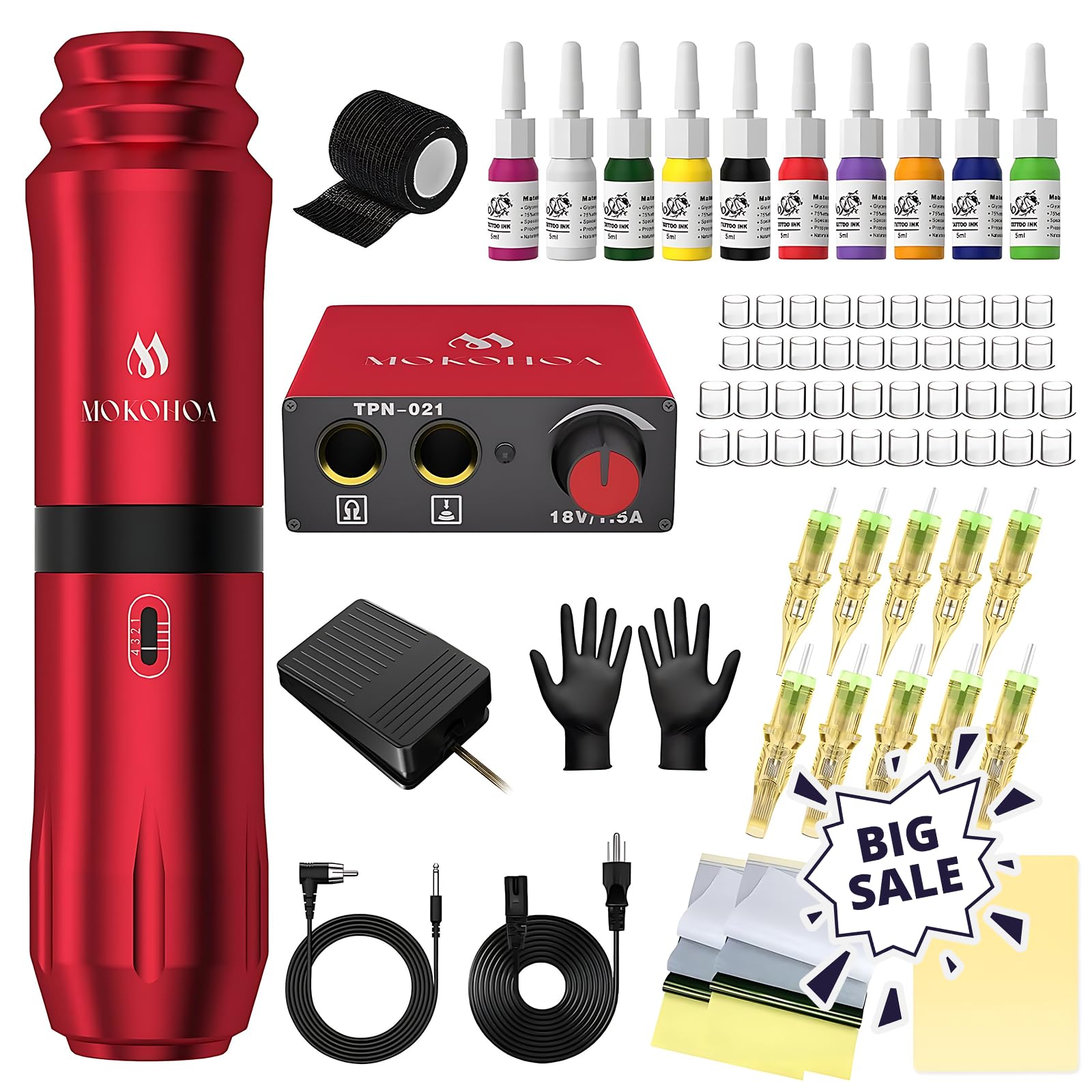 TATTOOマシンセット Amazon.com: Tattoo Gun Kit Complete Tattoo Kit, Tattoo Machine Kit