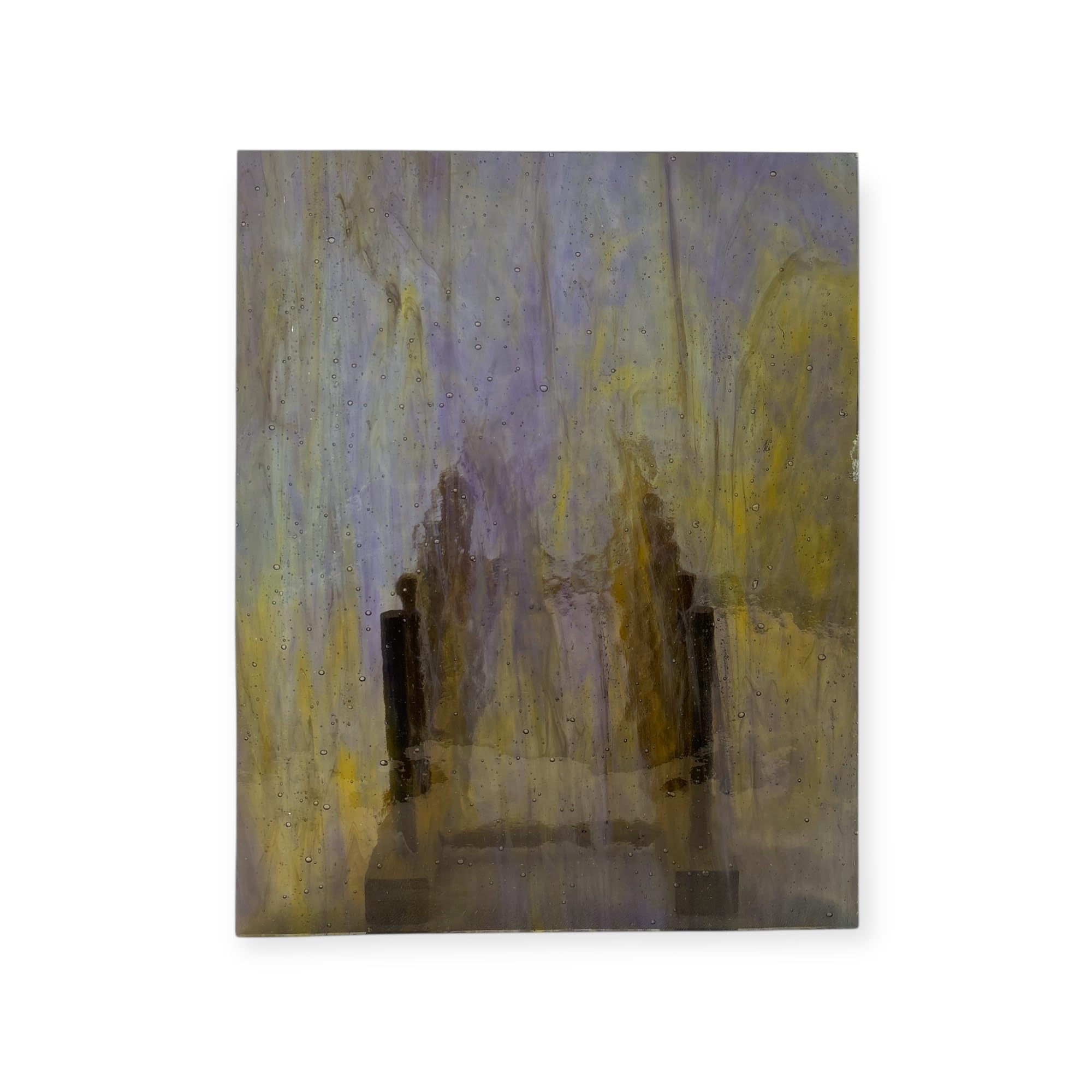 Wissmach Stained Glass Sheet: Violet, Medium Amber and White, Wisspy Opal (8"x12"-1 Sheet) by BiNARi Glass Studio-image-23