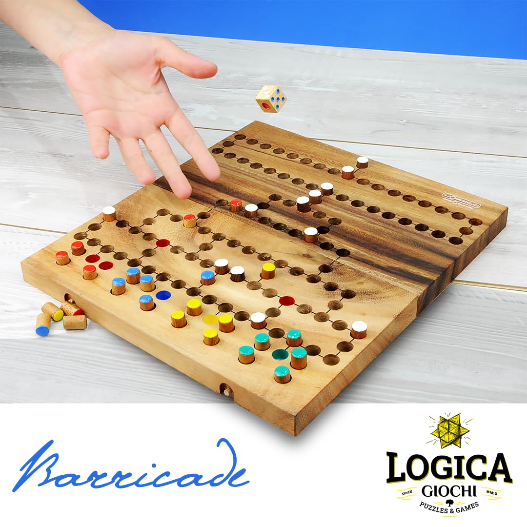 Logica Jeux Art. Barricade - Jeu de Société pour 2/4 Joueurs - Jeu pour Familles