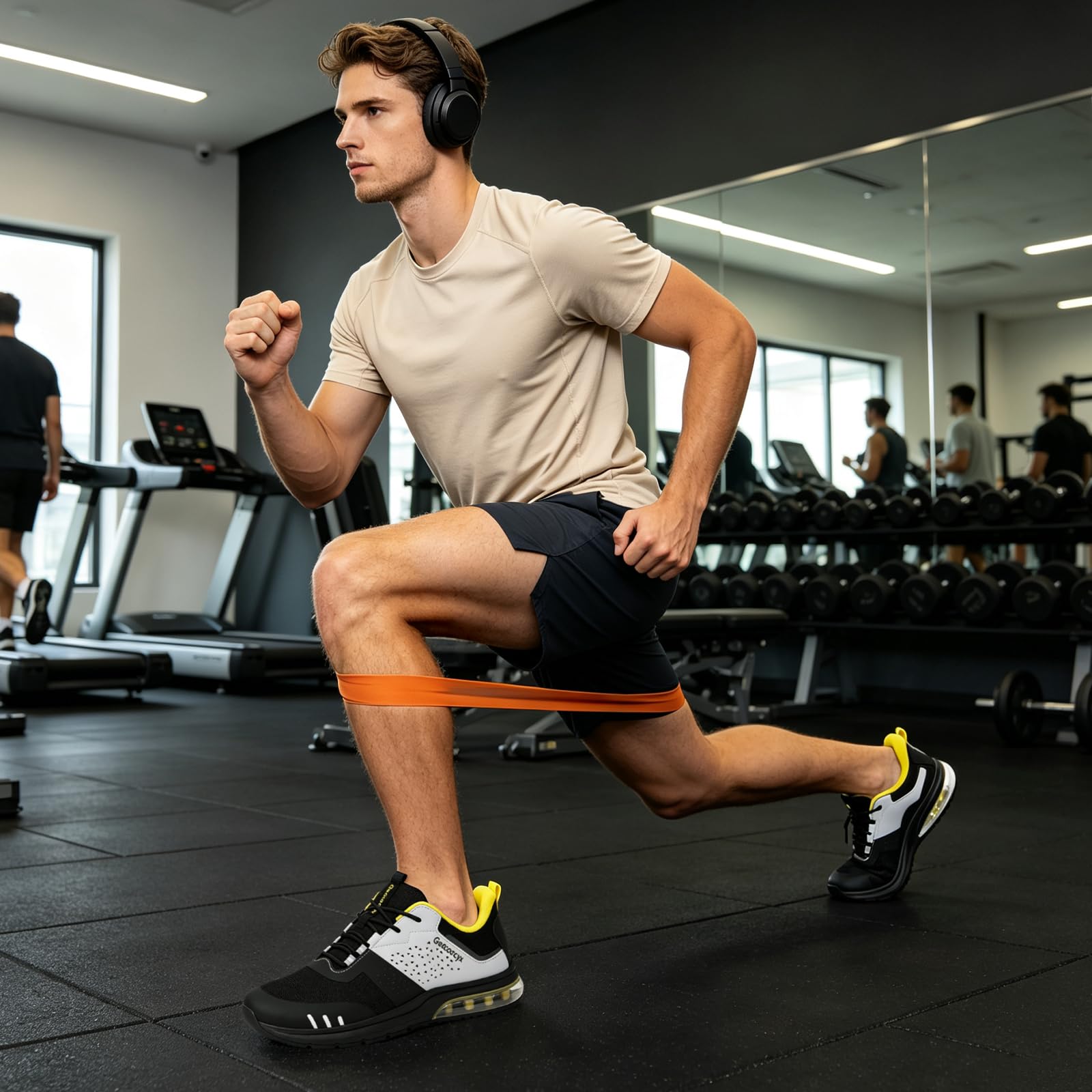 Breite Zehenbox Laufschuhe Herren Sportschuhe | Sneaker,Turnschuhe,Freizeitschuhe,Atmungsaktiv,Stoßdämpfung,Rutschfest,für Alltag und Outdoor