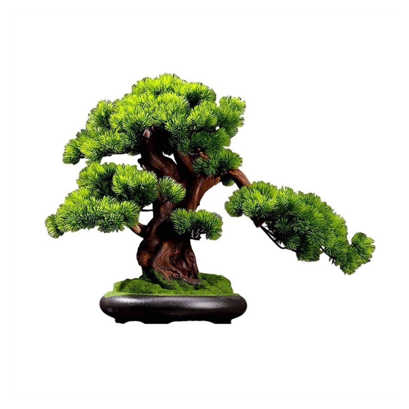 MYUYEE Artificial Bonsai Tree Living Room Simulation Plant Bonsai Indoor Greenery Potted Plants Large Fake Tree Desktop Landscape Decoration Ornaments Artificial Tree