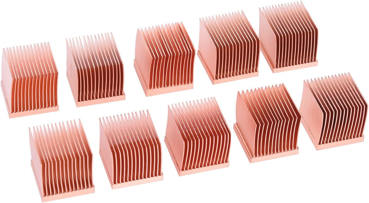Alphacool 17427 GPU RAM Copper Heatsinks 14x14mm - 10pcs Air cooling Passive coolers