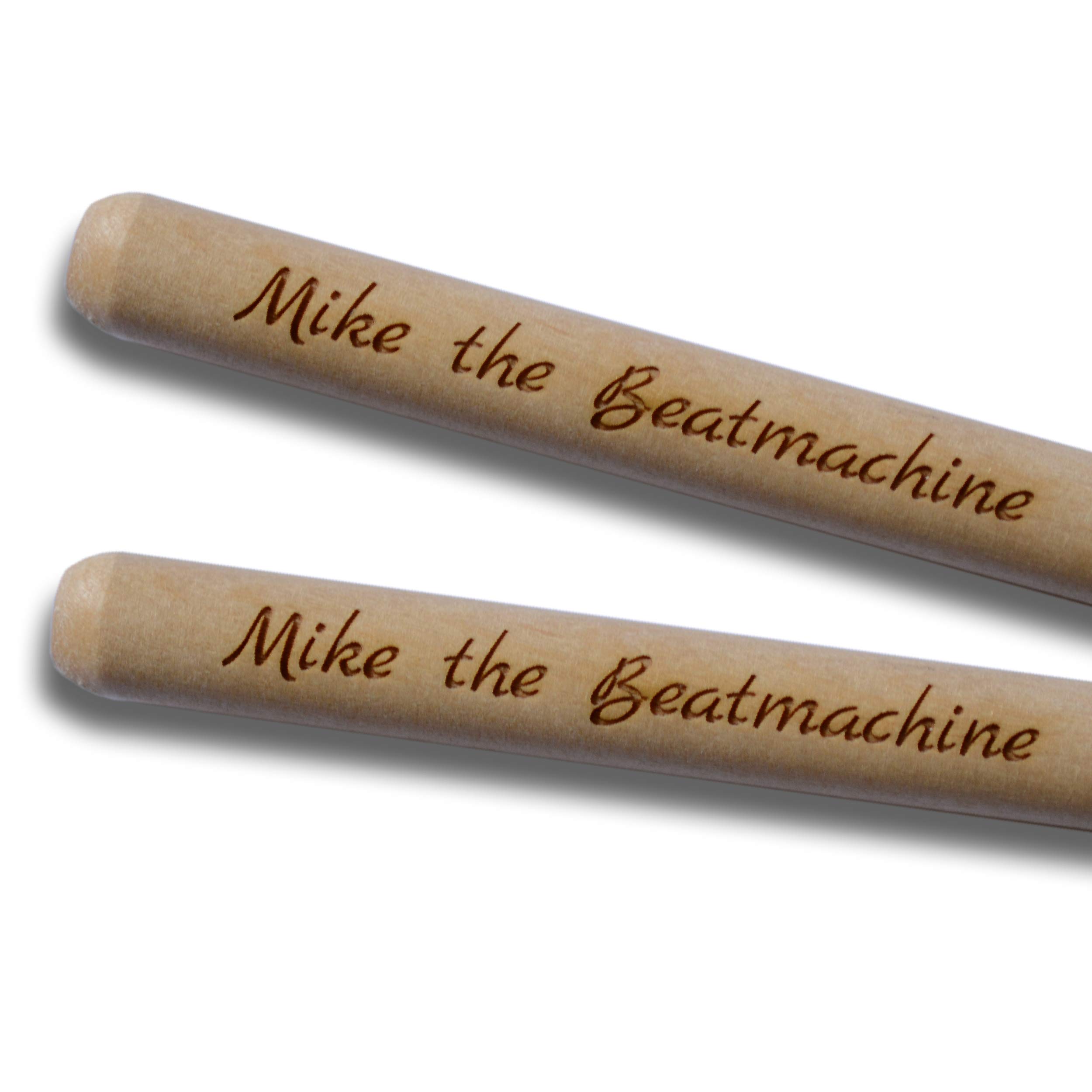originale Vic Firth 5A Bacchette di Batteria con incisione personale | Drummsticks il regalo per i batteristi