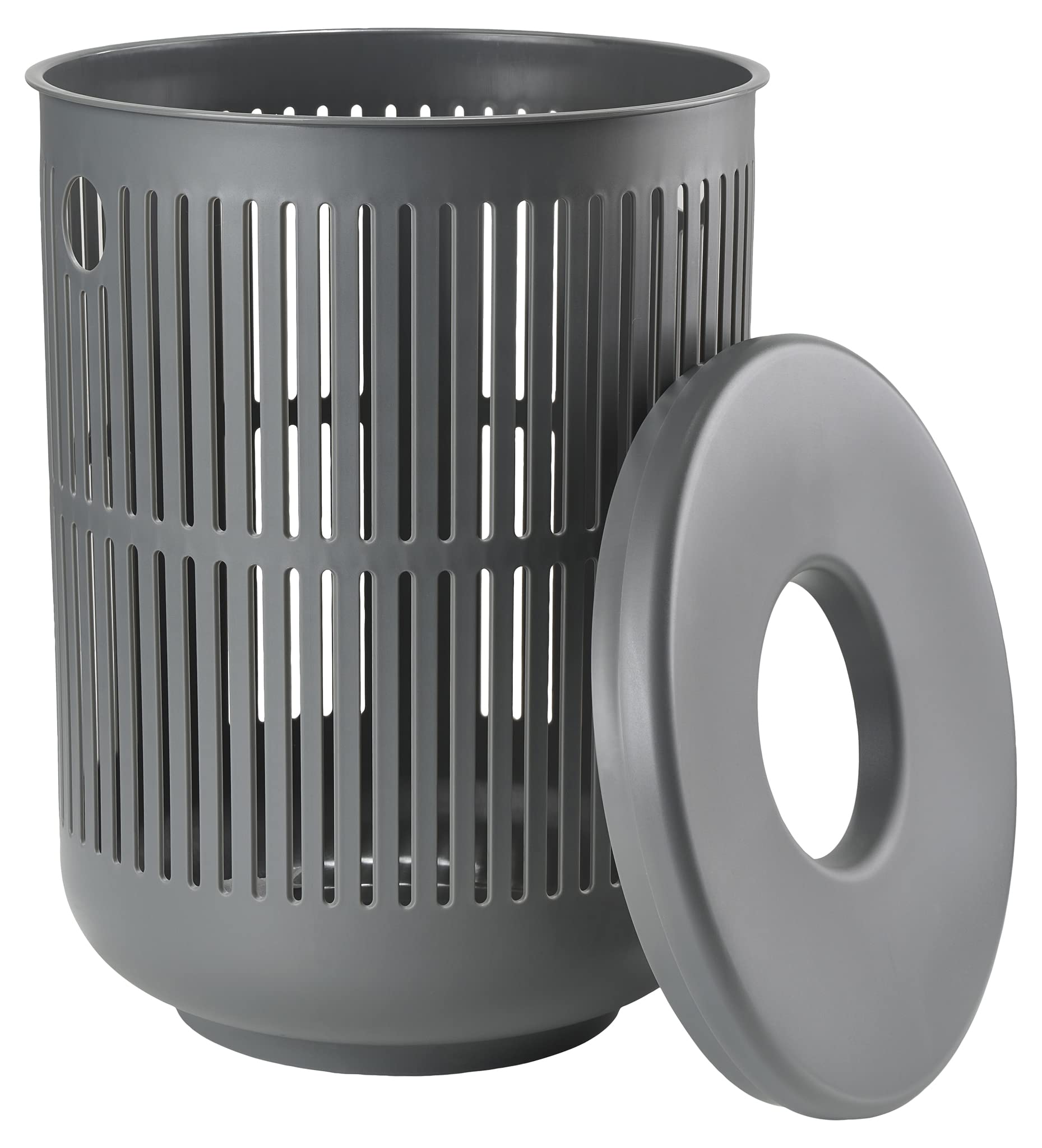 Brabantia wasmand met deksel stapelbaar 35L Grey