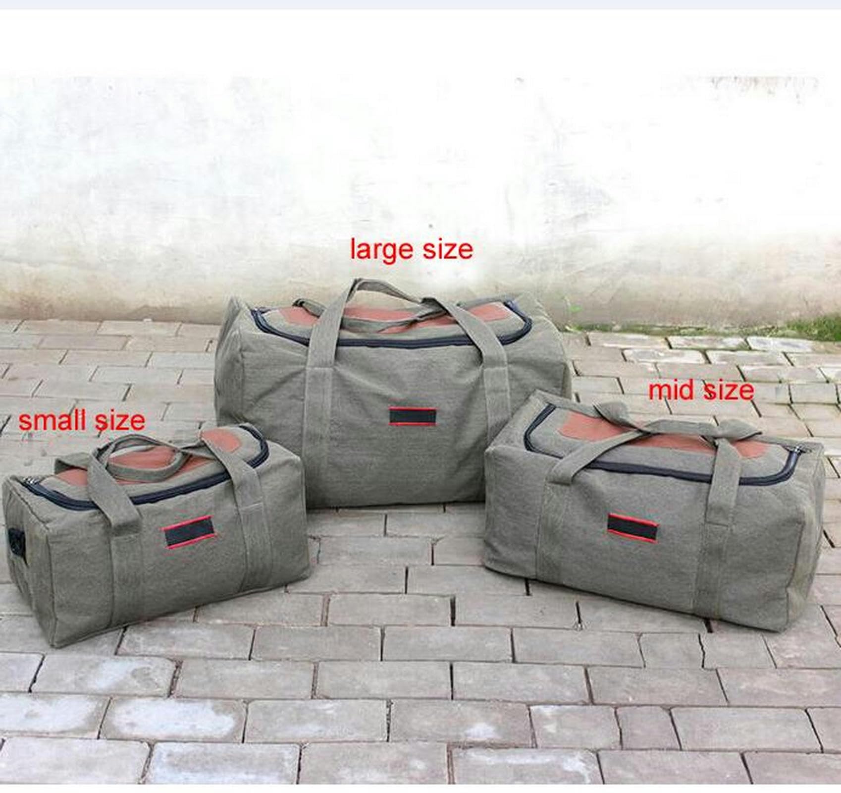 NOGRAX Schulrucksack Männer Reisetaschen Große Kapazität Frauen Gepäck Reise Duffle Taschen Leinwand Große Reise Tote Handtasche Faltbare Reise Tasche-40 L