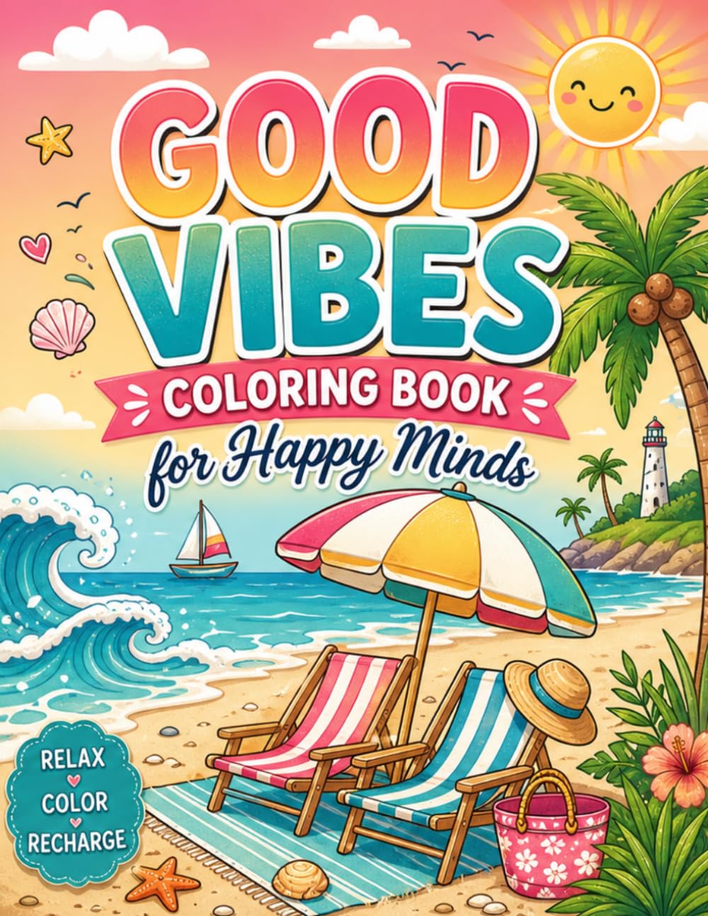 Good Vibes: Coloring Book for Happy Minds