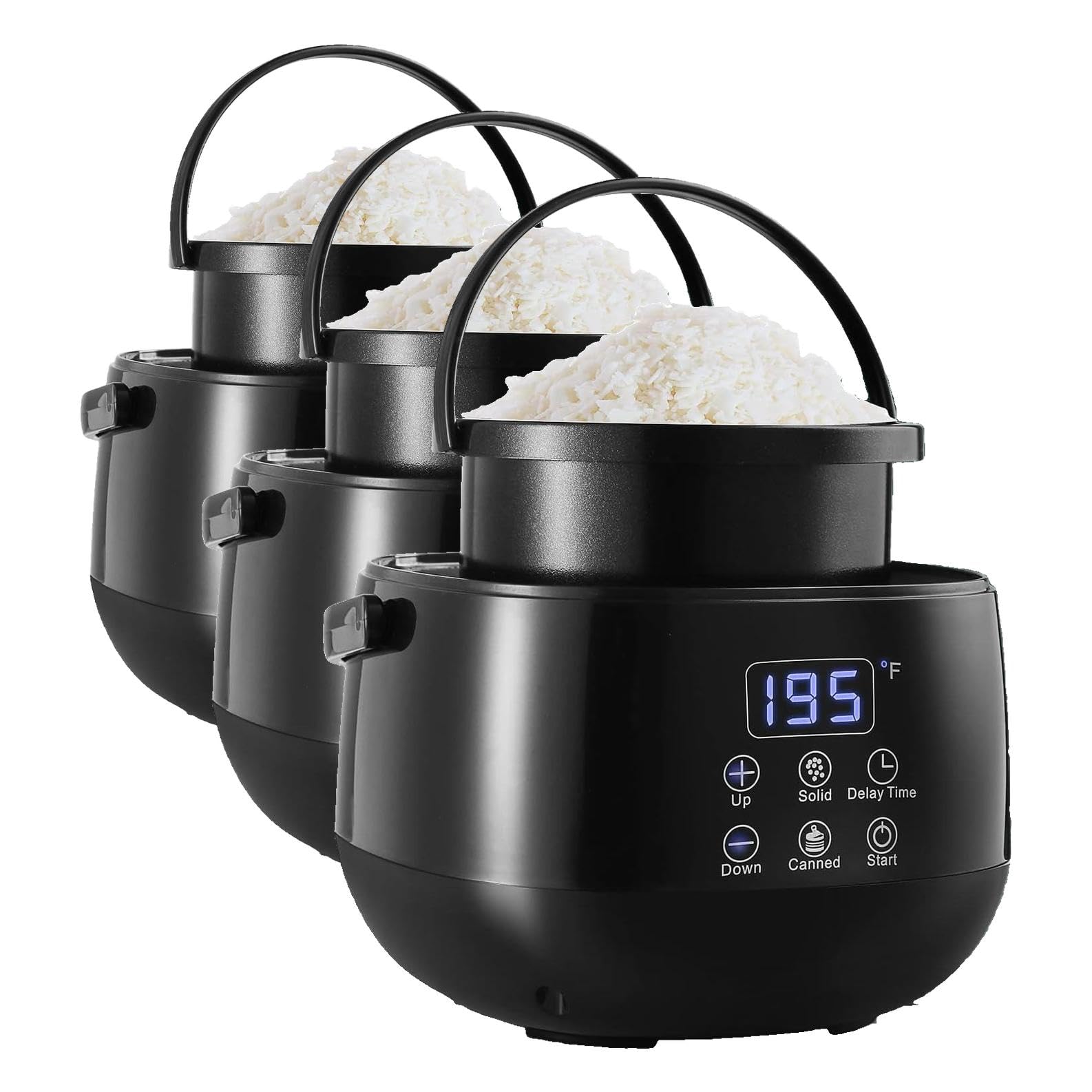 Hearth &amp; Harbor Electric Wax Melter for Candle Making, Small 16oz Candle Wax Melting Pot, Non-Stick Candle Wax Melter for Candle Making, Candle Maker Machine - Fast, Easy, &amp; Clean Candle Melting Pot