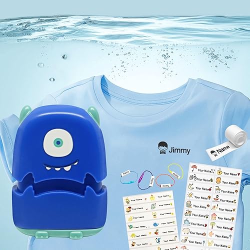 Miniatura 10 de Ogelz Sello de nombre para ropa de niños el sello de nombre personalizado etiqueta de etiqueta para ropa preescolar guardería hogar lavadora