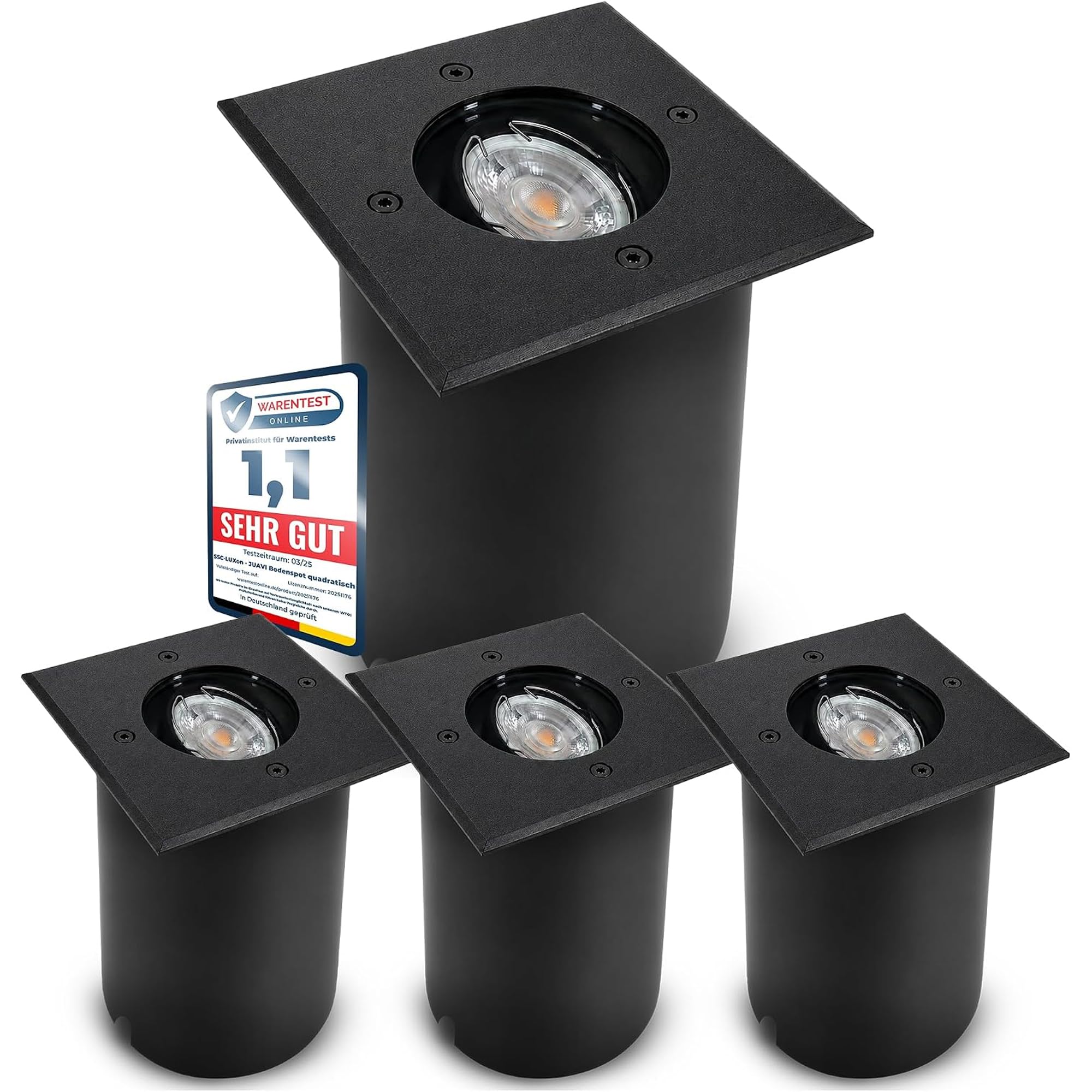 SSC-LUXon JUAVI spot encastrable rond extérieur IP67 orientable