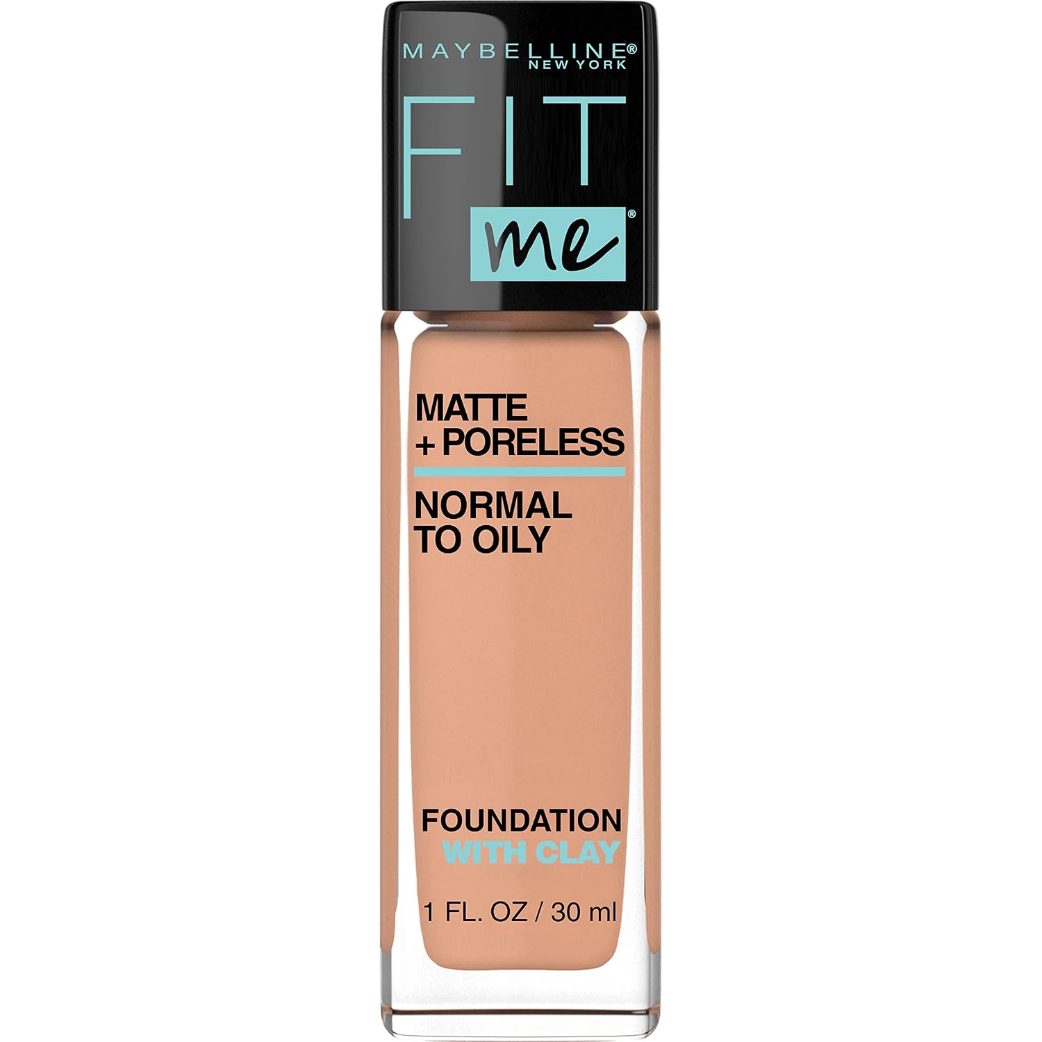 Maybelline Fit Me Matte + Poreless Liquid Oil-Free Foundation Makeup, Classic Beige, 1 fl; oz