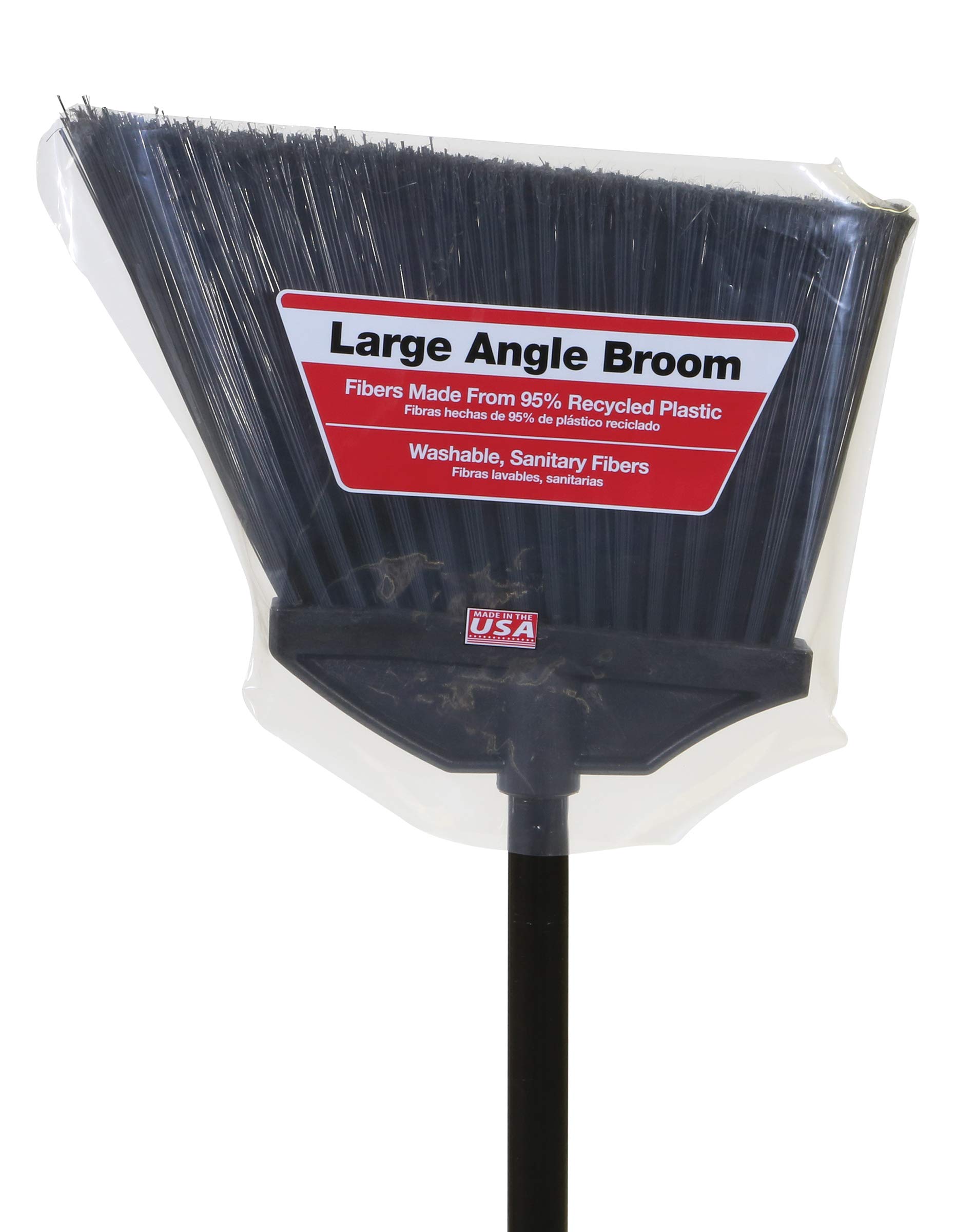 O-Cedar Commercial Large Angle Broom with Flagged Bristles