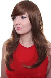 Amazon Fr Perruque Chatain Clair Longue
