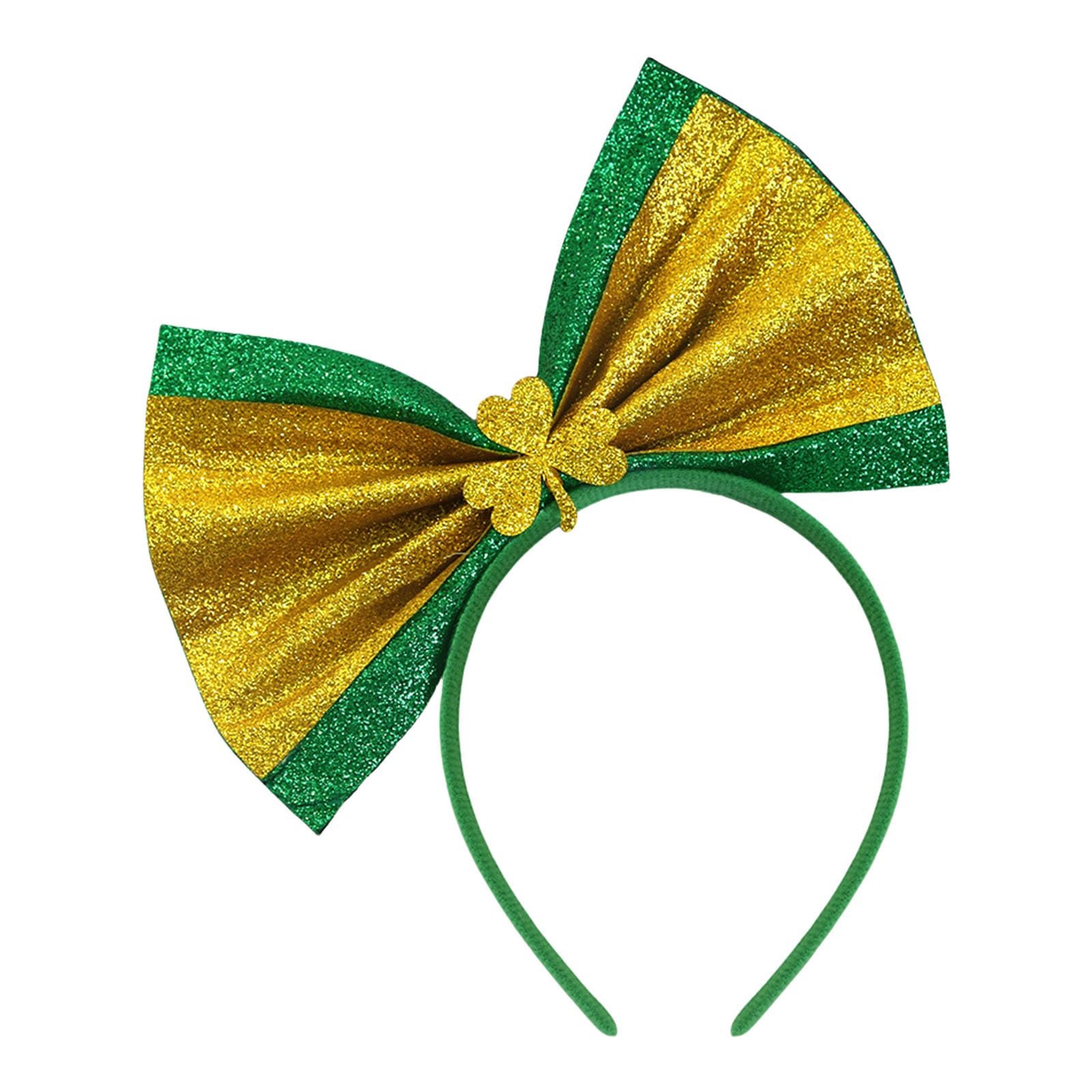 Tsophreniq Colorful Green Party Headband for Patrick ’ s Day Great Addition to Your Irish Festival or Party Attire Headbands Irish-themed Event Headbands