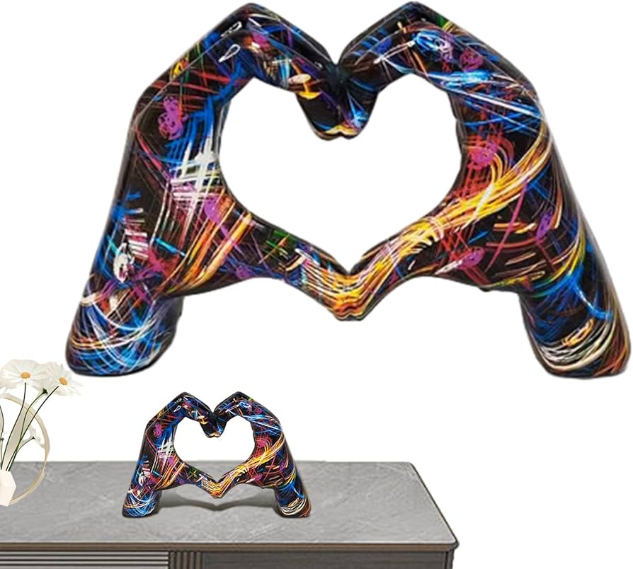 感情表現のパステル画 星とハート 感情表現のパステル画 星とハート