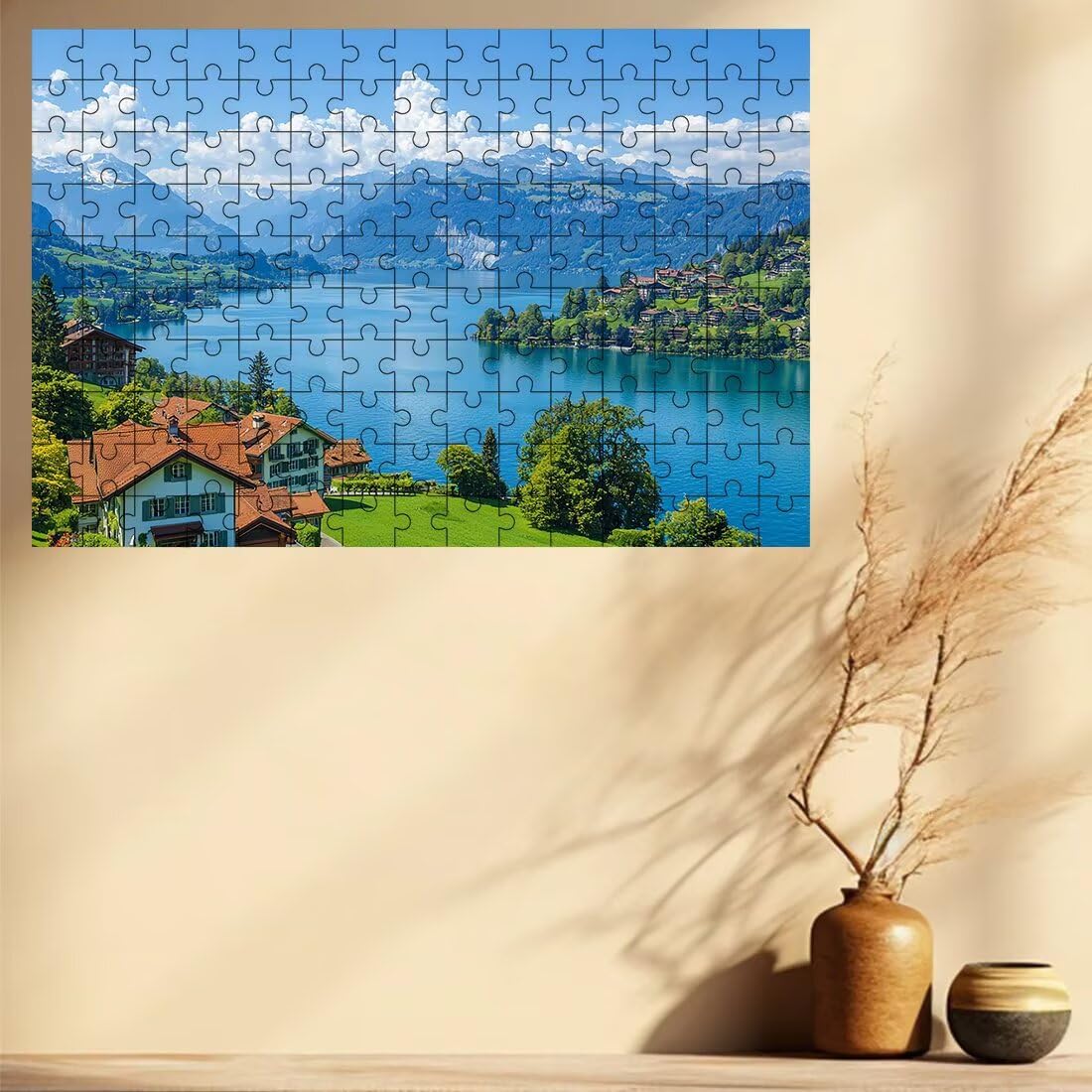Puzzle 1500 elementów krajobrazu, puzzle natura dla dorosłych, klasyczne puzzle gry edukacyjne do aktywności rodzinnej, najwyższej jakości drewniane puzzle z pudełkiem na prezent dla mężczyzny