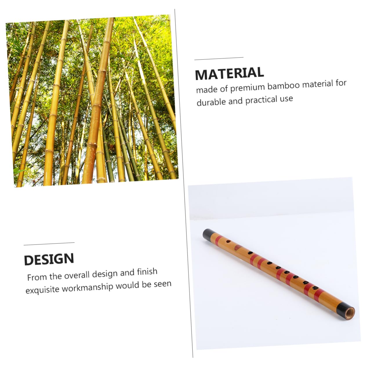 2sätze Bambusflöte Für Anfänger Teiliges Naturfarbe Chinesischer Flötenmembran Handgefertigtes Musikinstrument Mit Wunderbarem Für Musikliebhaber Und