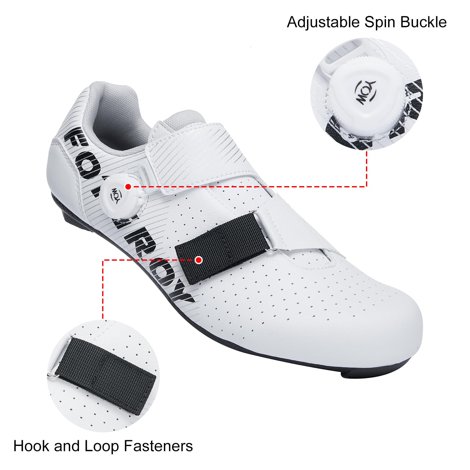 Herren Road Fahrradschuhe kompatibel mit SPD-SL Pedalen, kompatible Installation KEO Cleats