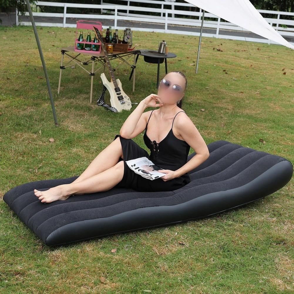 Lettino Gonfiabile Camping 175cm Design Ergonomico