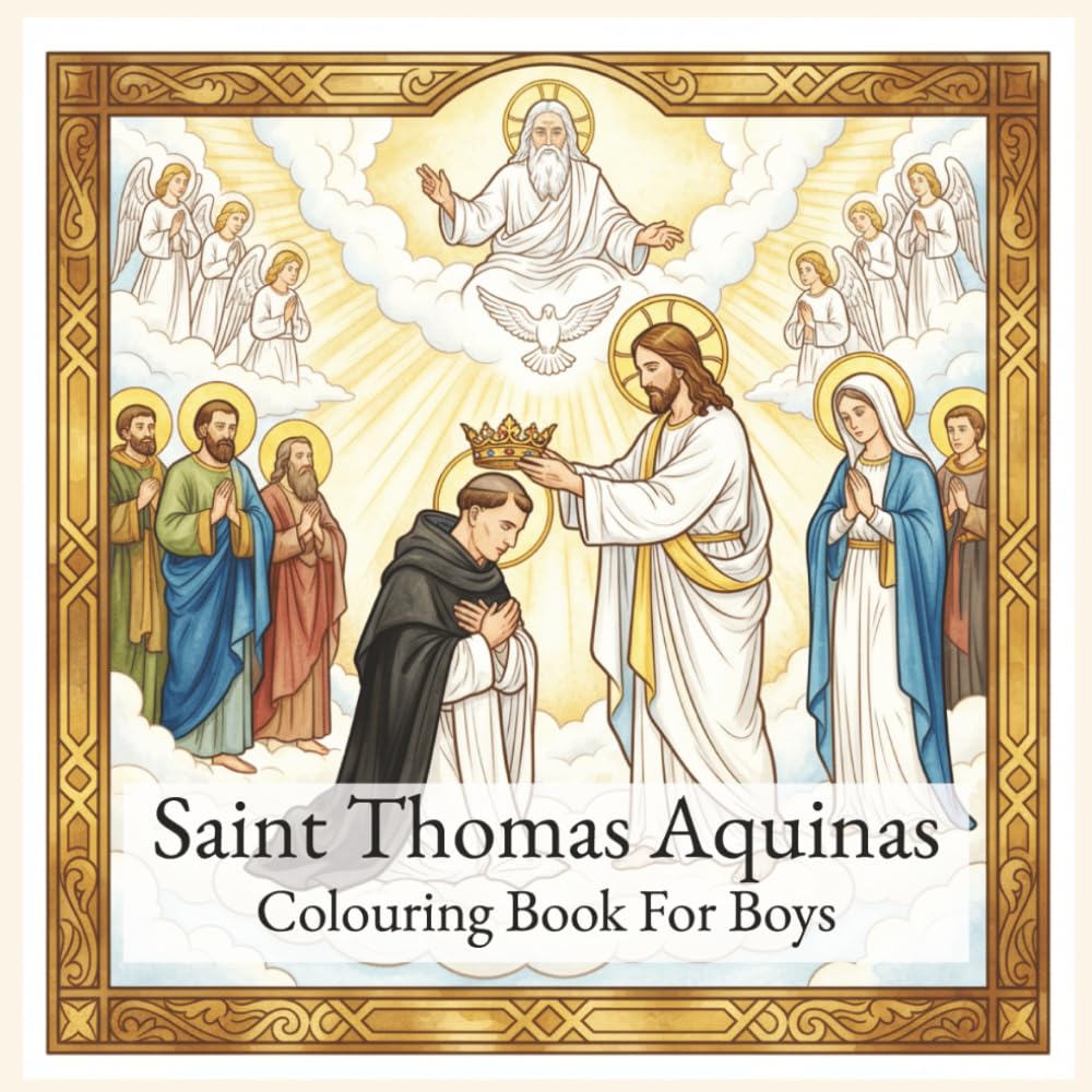 Saint Thomas Aquinas Colouring Book (Catholic Colouring and Activity Books)