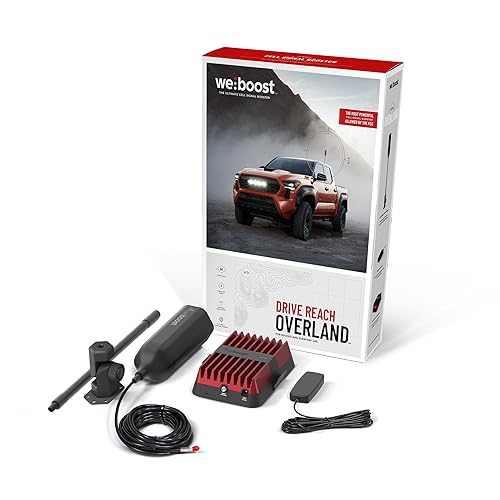 weBoost Drive Reach Overland - Cell Phone Signal Booster for Off Road Vehicles | Boosts 5G & 4G LTE for All U.S. Carriers - Verizon, AT&T, T-Mobile & More | Made in The U.S. | FCC Approved - Overland and Off-road