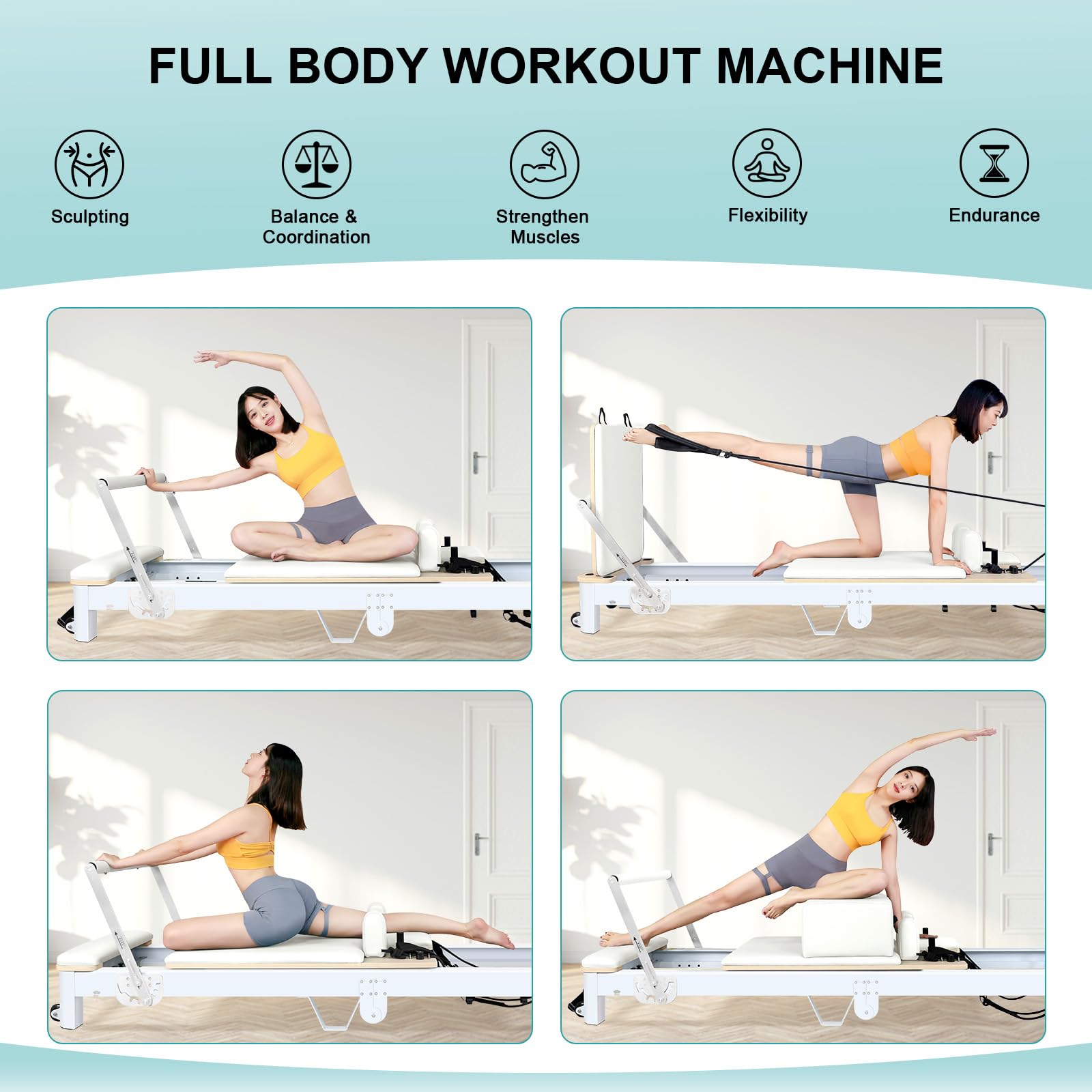 JOYRIDER Pilates Reformer, 92