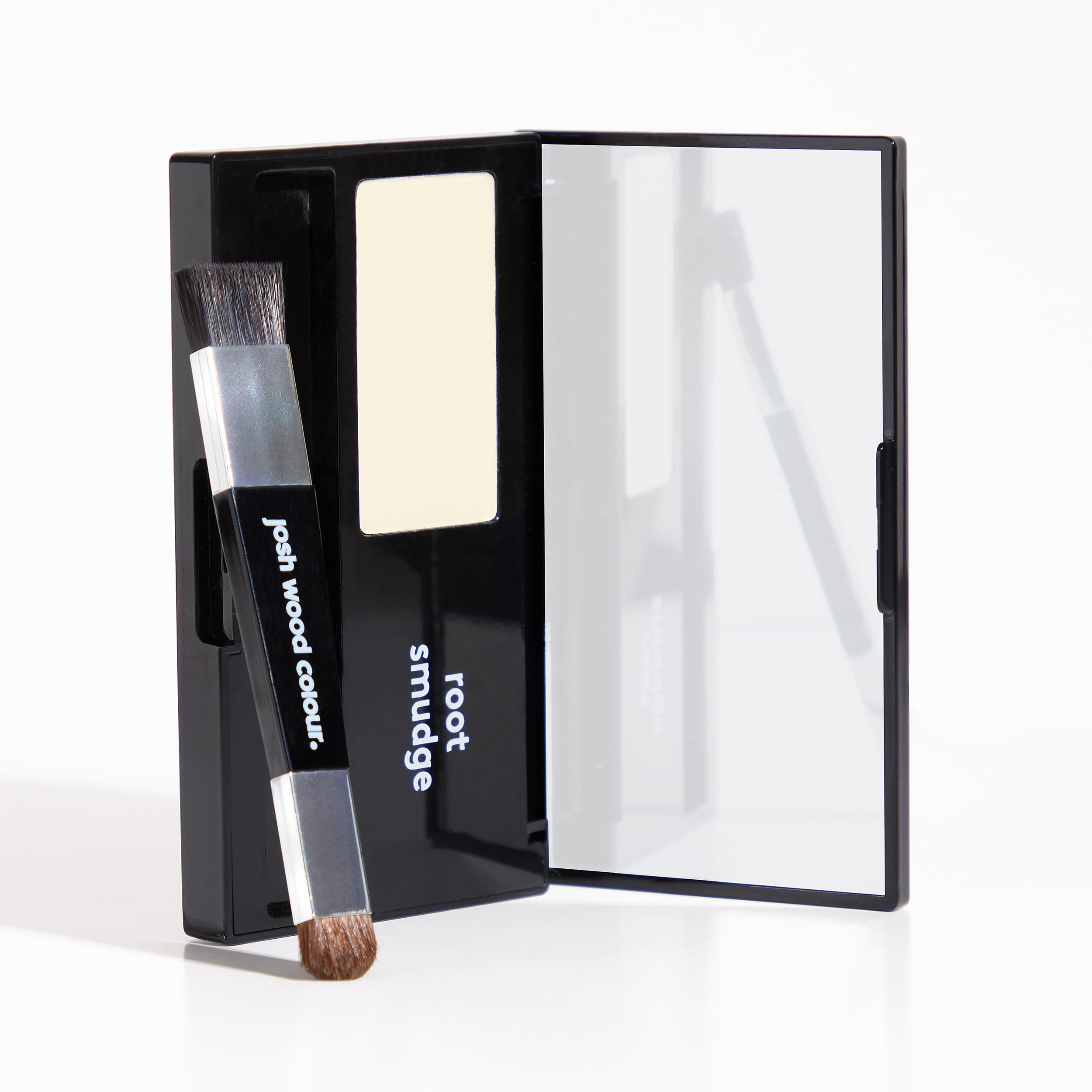 Josh Wood Colour(Blonde) Root Smudge with Two-Ended Brush and Mirrored Compact -Weightless Satin Powder with Non-Greasy Formula,Non-Dye Alternative for Temporary Grey Hair Coverage, Apply to Dry Hair
