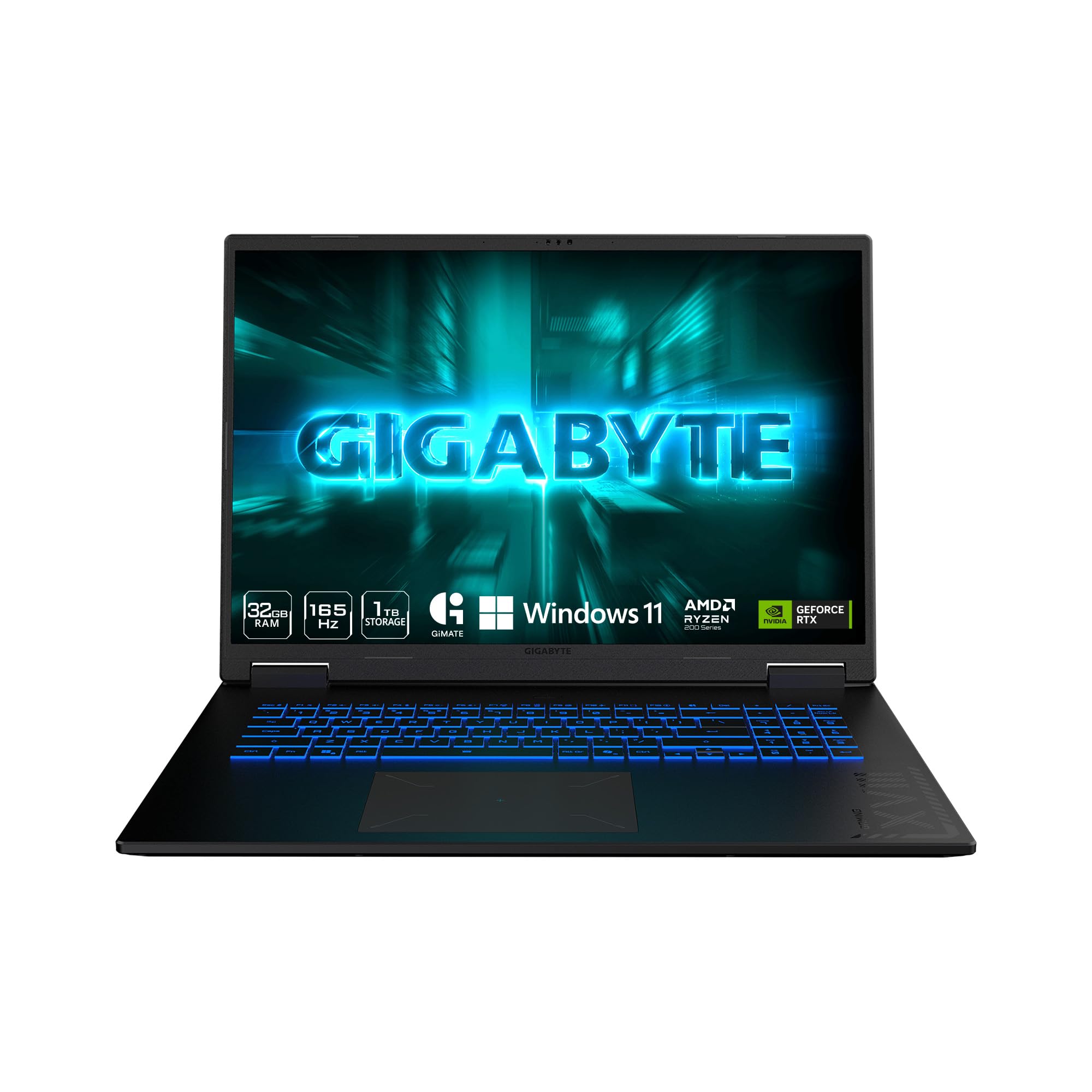 Gaming A18 Gaming Laptop - 165Hz 2560x1600 WQXGA - NVIDIA GeForce RTX 5060 - AMD Ryzen 7 260-1TB SSD with 32GB DDR5 RAM - Windows 11 Home - Black Steel