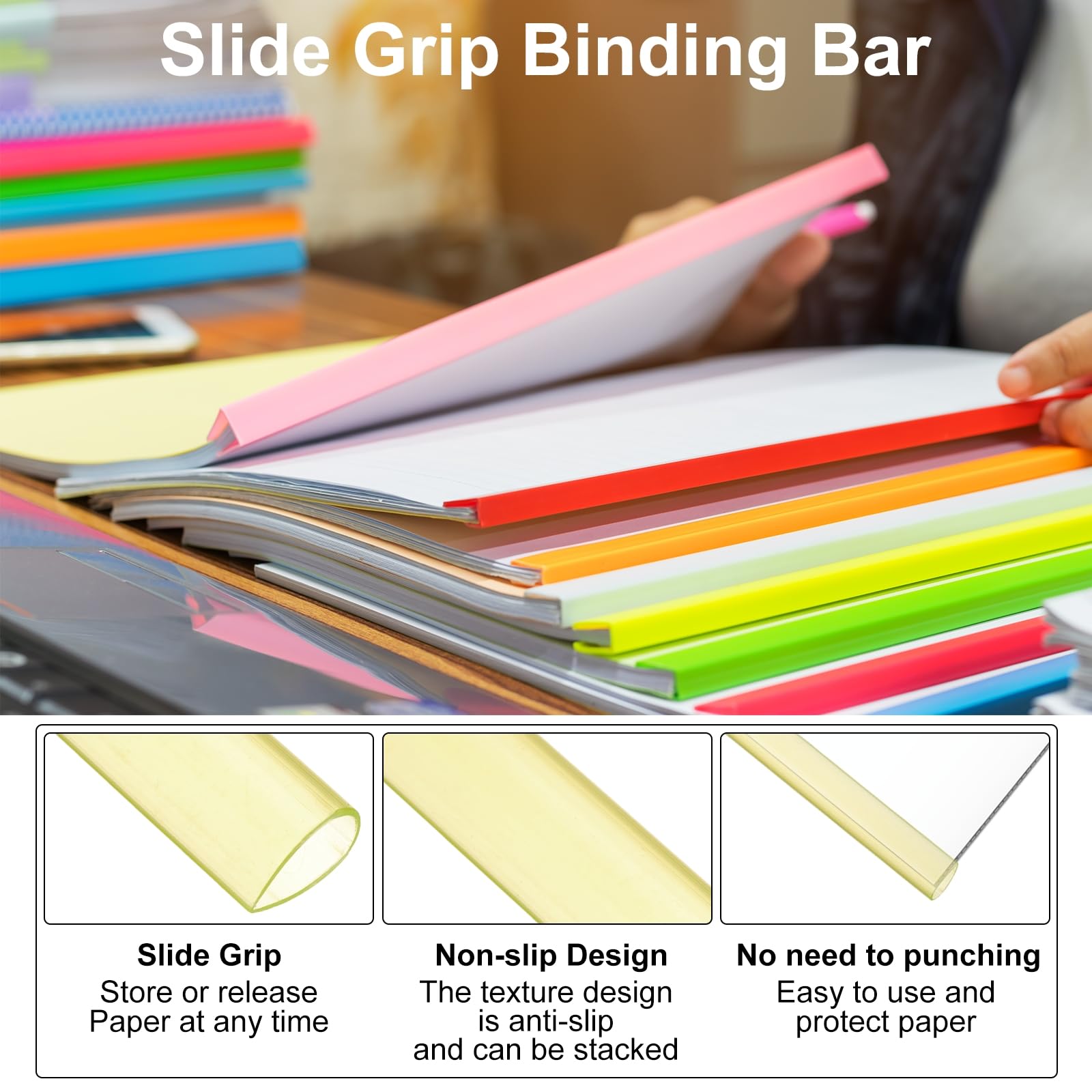 PATIKIL 30Pcs Binding Bars - Image 4