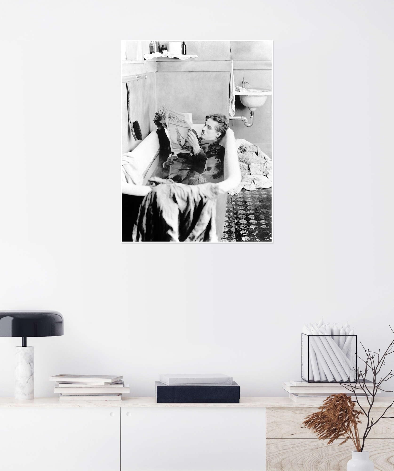 Leinwand-Druck „Charlie Chaplin – The Kid“ – 40,6 X 30,5 Cm, Premium Wandbild Für Wohnzimmer Oder Büro