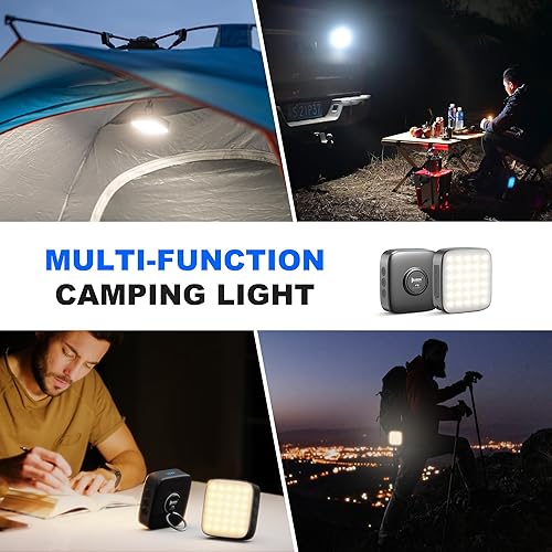 Miniatura 7 de WUBEN Linterna de camping F5 500LM recargable, 5200 mAh, luz LED portátil para acampar hasta 500 horas, linterna de campamento impermeable IP64 para