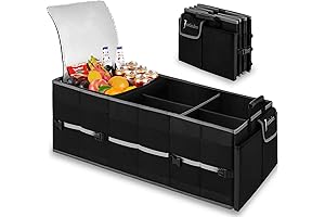 Trunk Cargo Organizer With Built-In Cooler