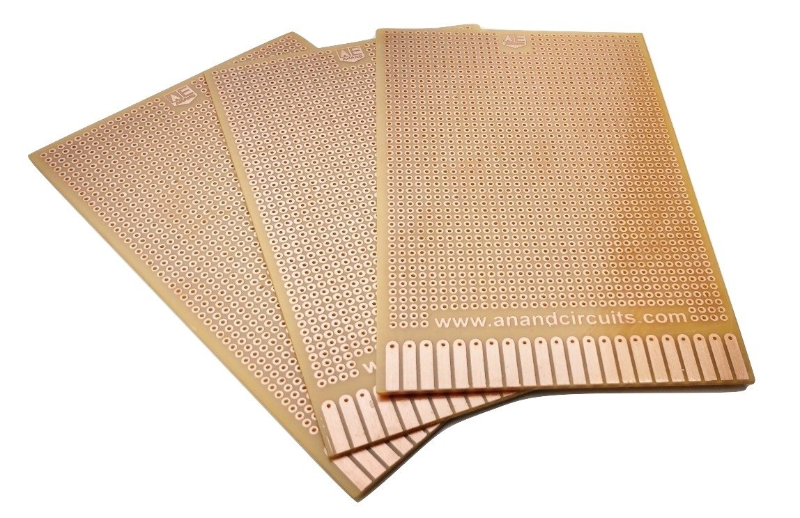 AnandCircuits PCB (Paper Epoxy - A Grade Material) (Set of 3) (140mmx90mm) General Purpose Printed Circuit Board-Strip-board, Breadboard DIY | color White or Yellow (B08WKCTRQG) Amazon Price History, Amazon Price Tracker