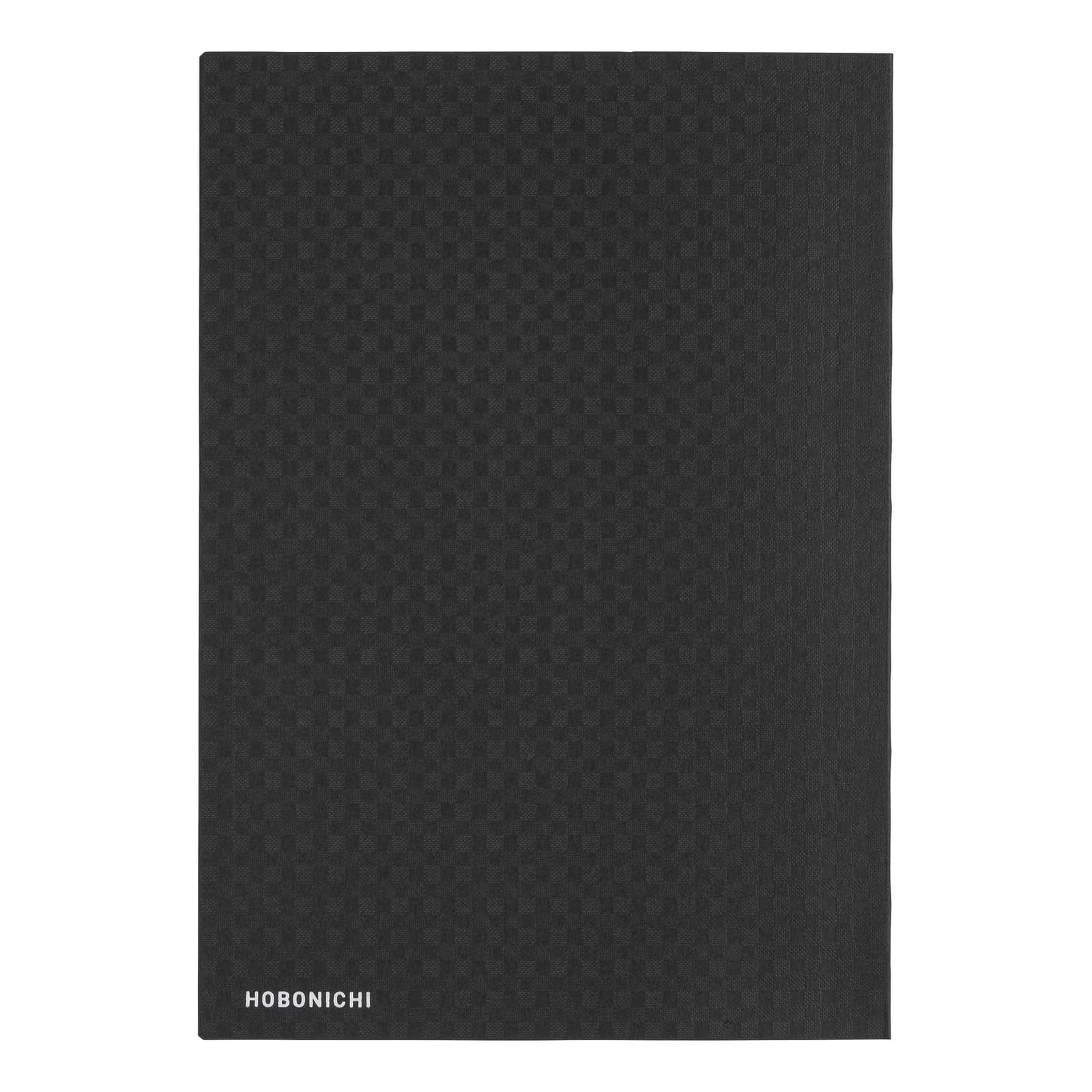 Hobonichi Techo HON A5 2026 - Serie di carta: Black Gingham (inglese, pianificatore di inizio gennaio)