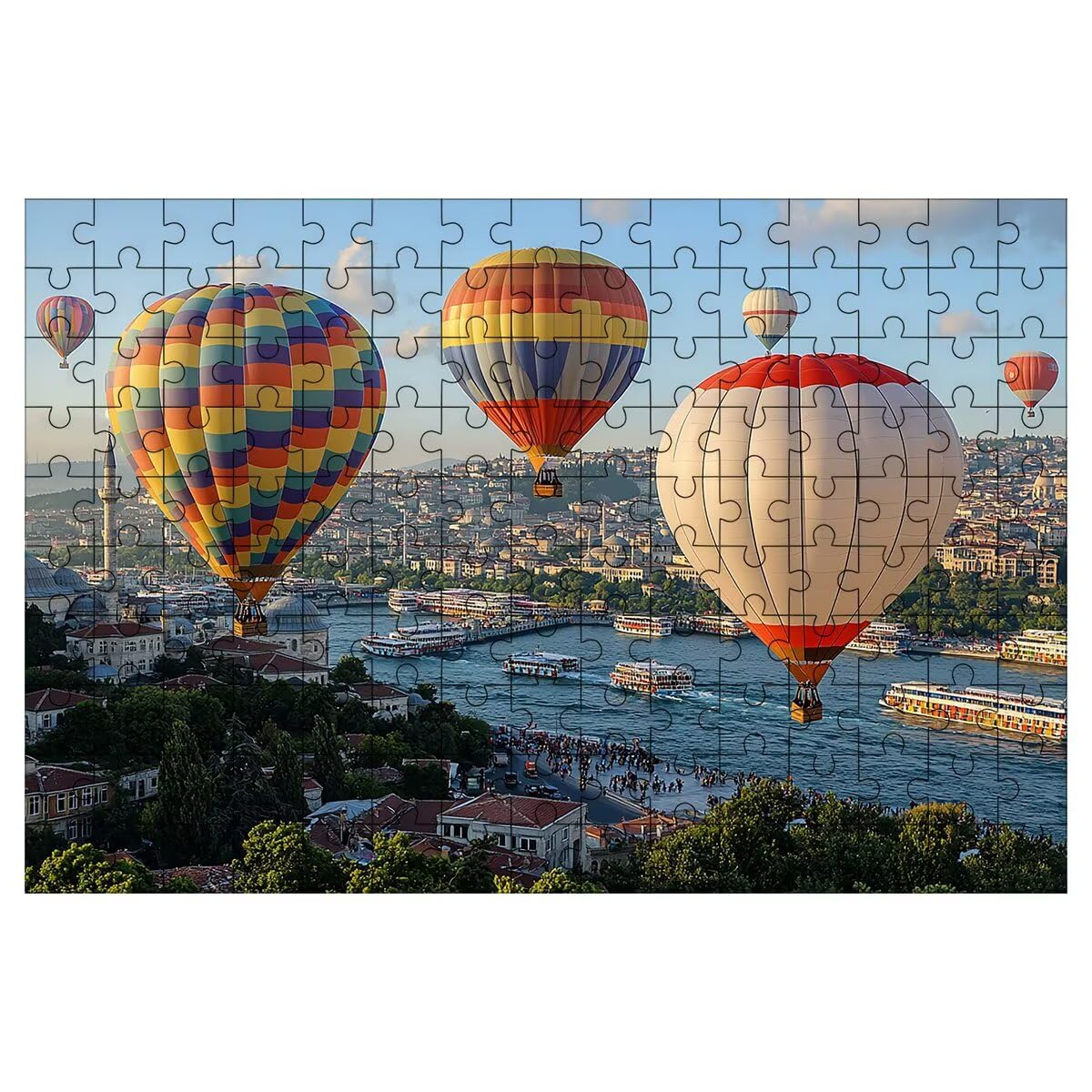 Puzzle 1500 sztuk, Puzzle Krajobraz, Drewniane Puzzle 87x57cm -1500