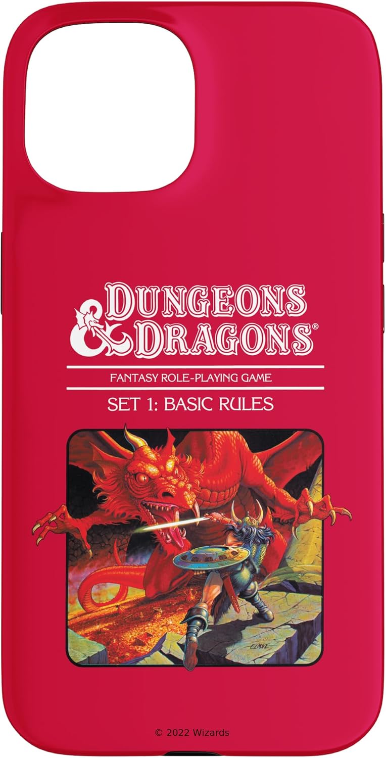 Dungeons & Dragons Vintage Basic Rules Cover Case for iPhone 12/12 Pro
