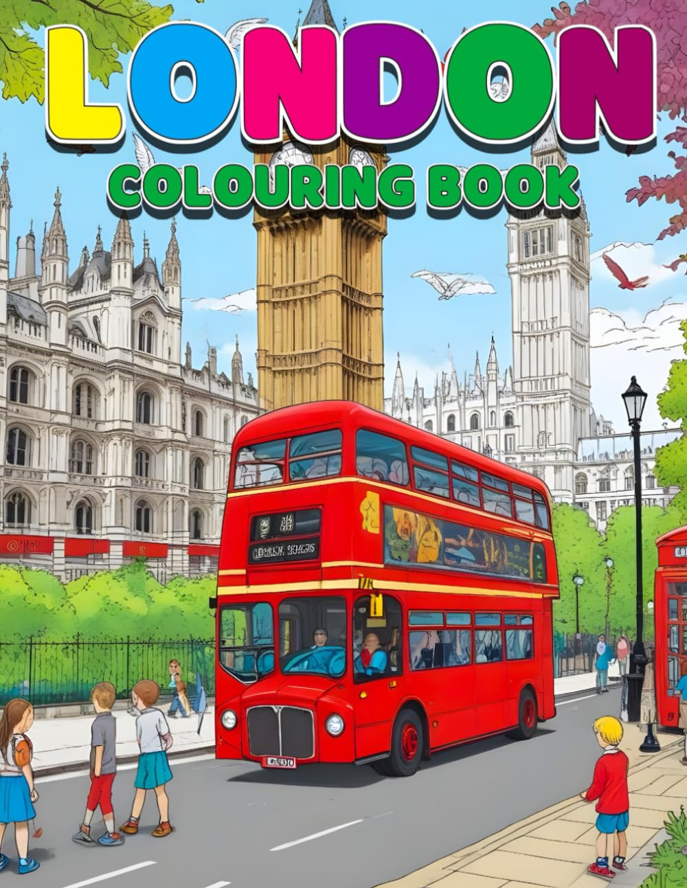 London Coloring Book: Explore London's Wonders with Coloring Pages