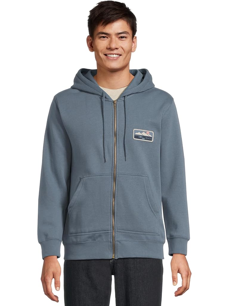 Beige RVCA Peak Cove Zip Hood