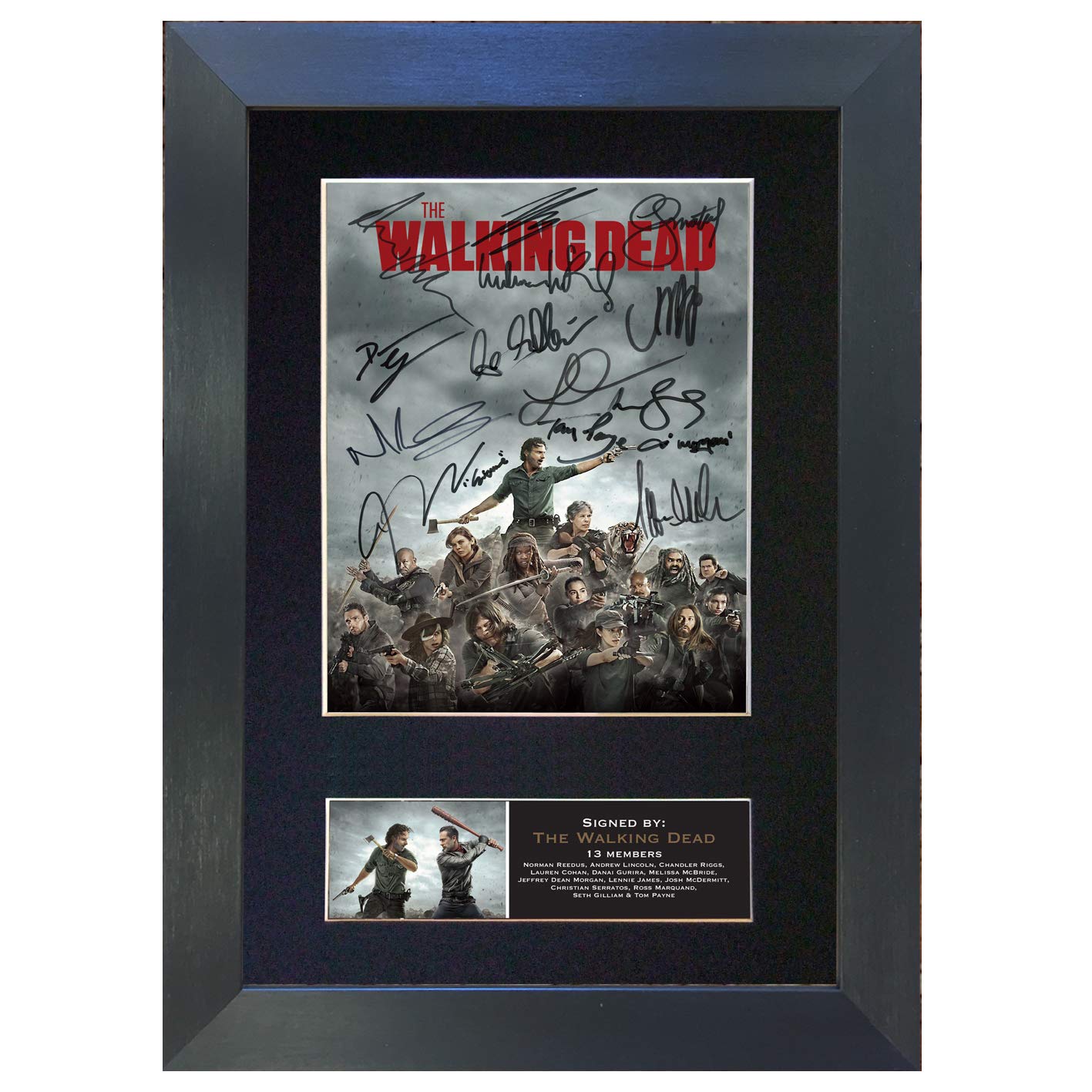 Magenta Manage Gold,Black Walking Dead No2 Reproduction Autograph Mounted Quality Signed Photo Print #724