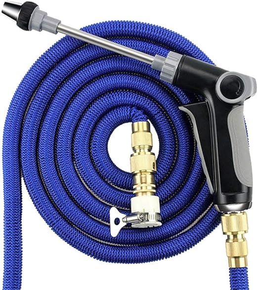 Garden Hose Pipe 3 Times Telescopic Car Wash Water Gun Hose Set